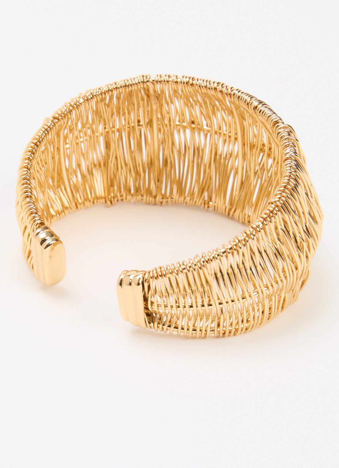 Gas Bijoux Izzia Filea bangle verguld - detail 3 goud