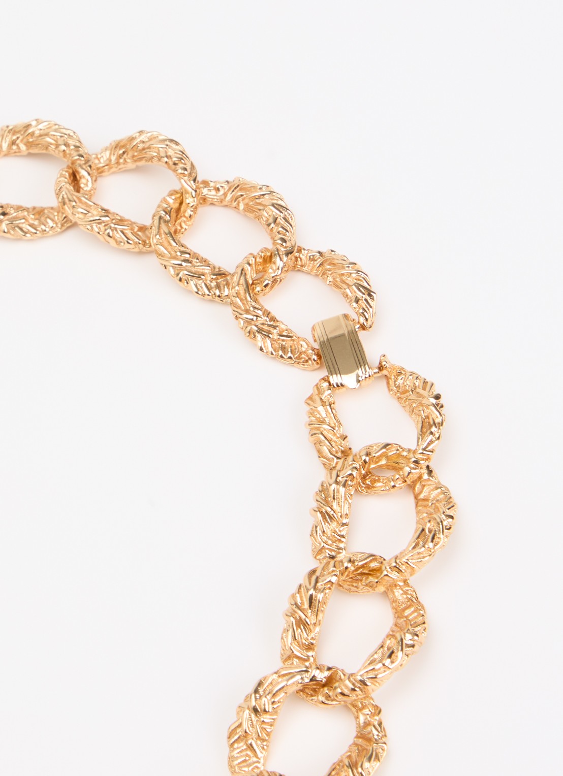 Gas Bijoux Mira schakelketting verguld - detail 2 goud
