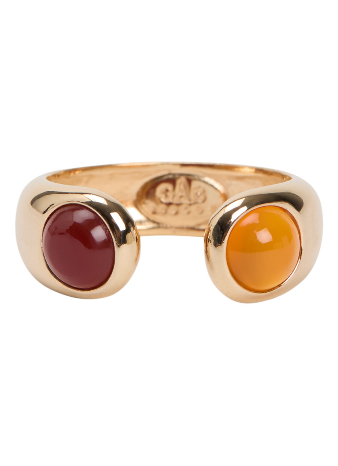 Gas Bijoux Saint Germain ring verguld - voorkant goud