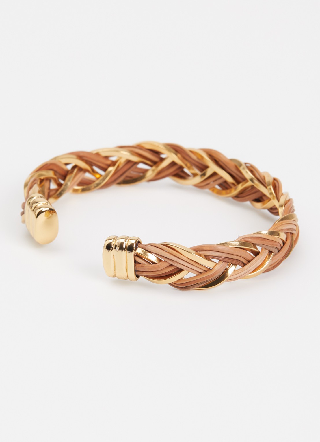 Gas Bijoux Tresse bangle verguld - detail 3 goud