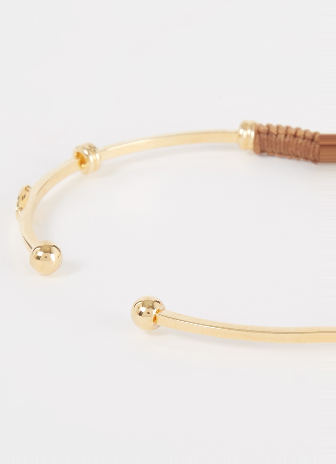 Gas Bijoux Zizanie bangle verguld - detail 3 goud