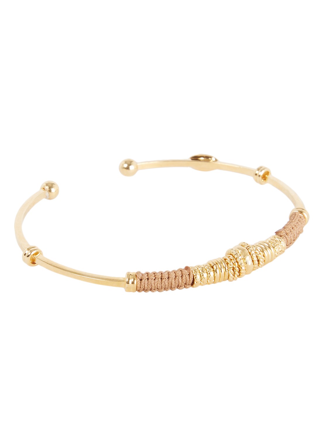 Gas Bijoux Zizanie bangle verguld - voorkant goud