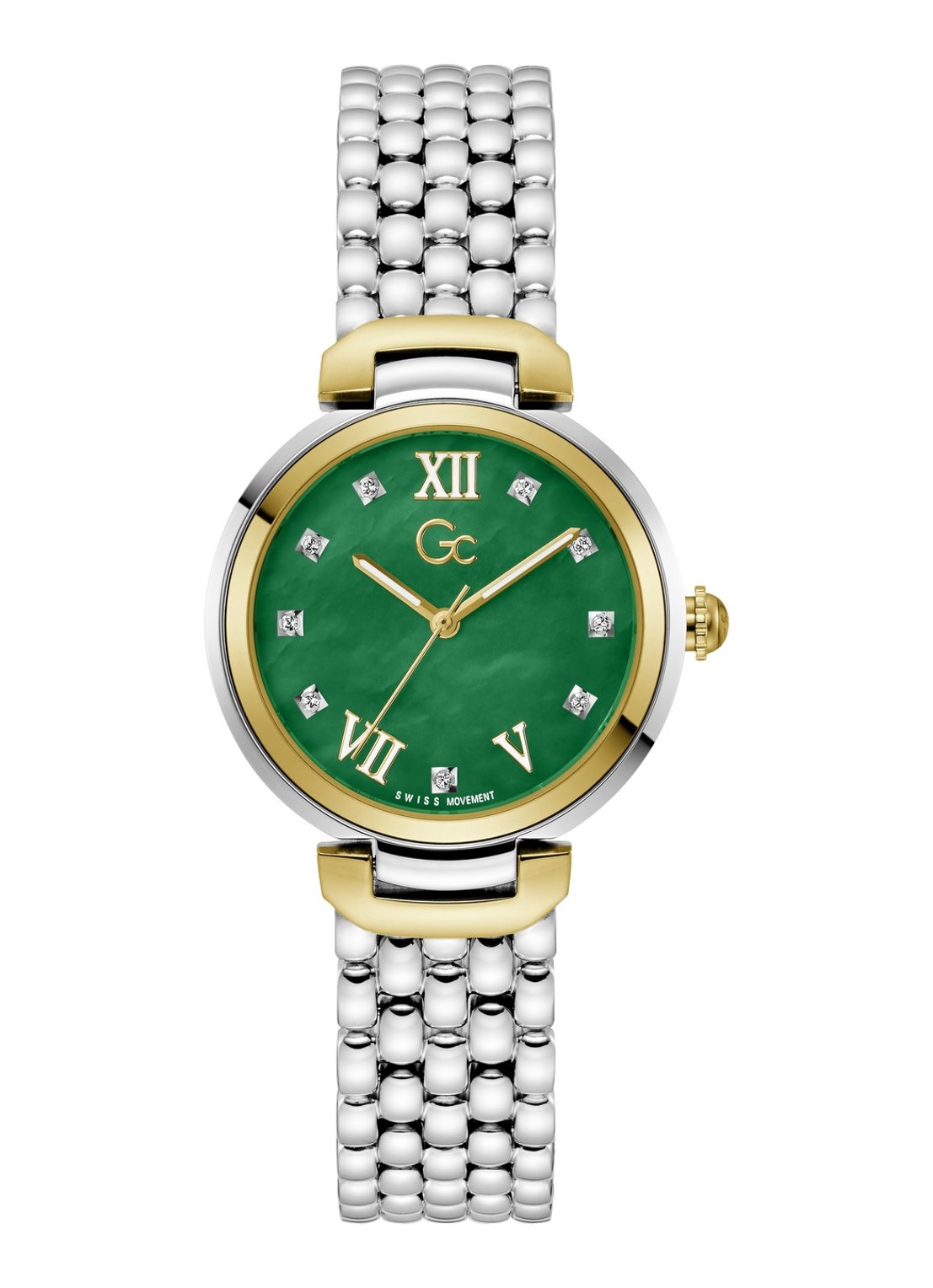 Gc Watches Allure horloge Z64002L1 - voorkant zilver