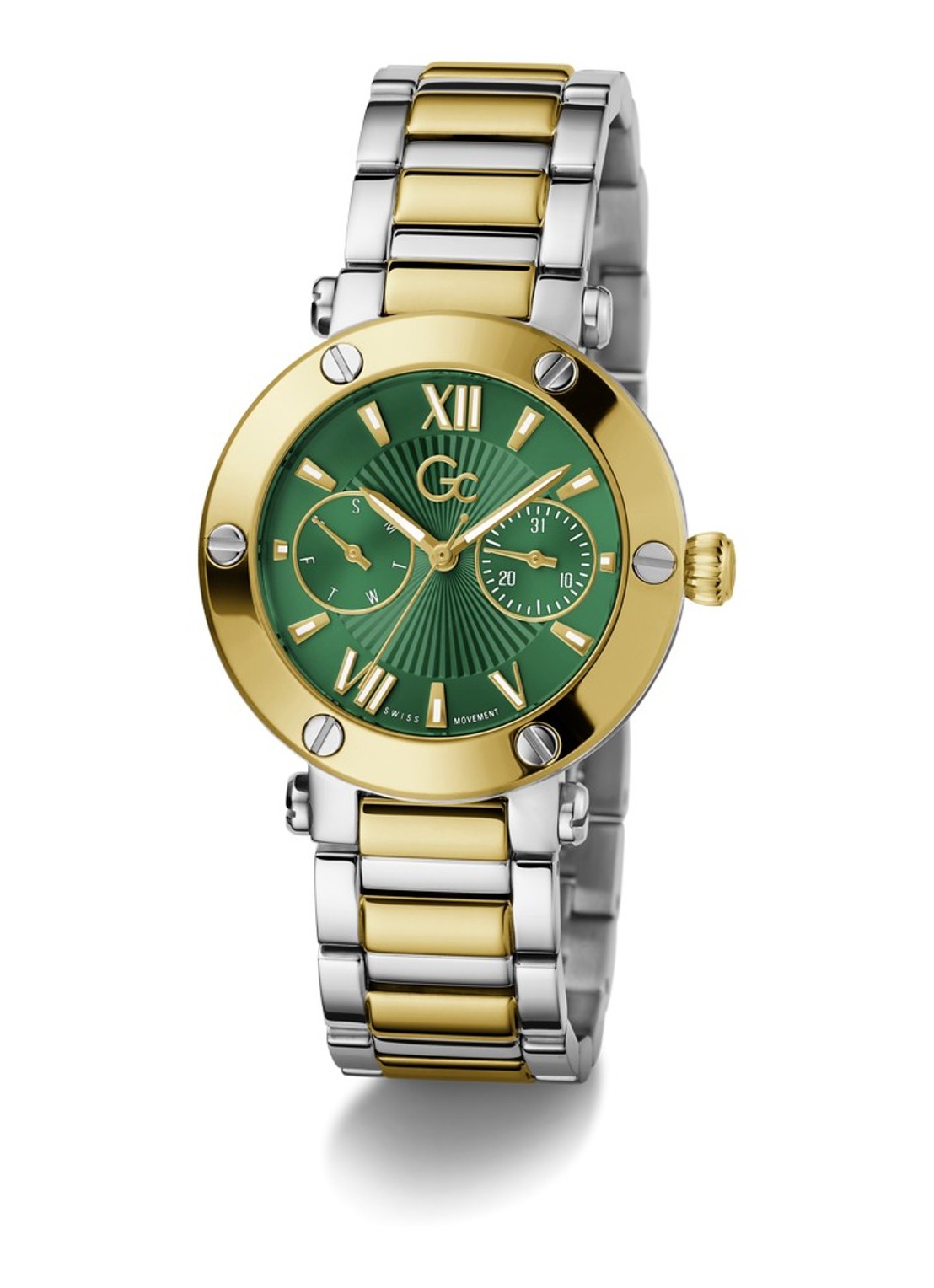 Gc Watches Aura horloge Z48003L6MF - detail 3 zilver