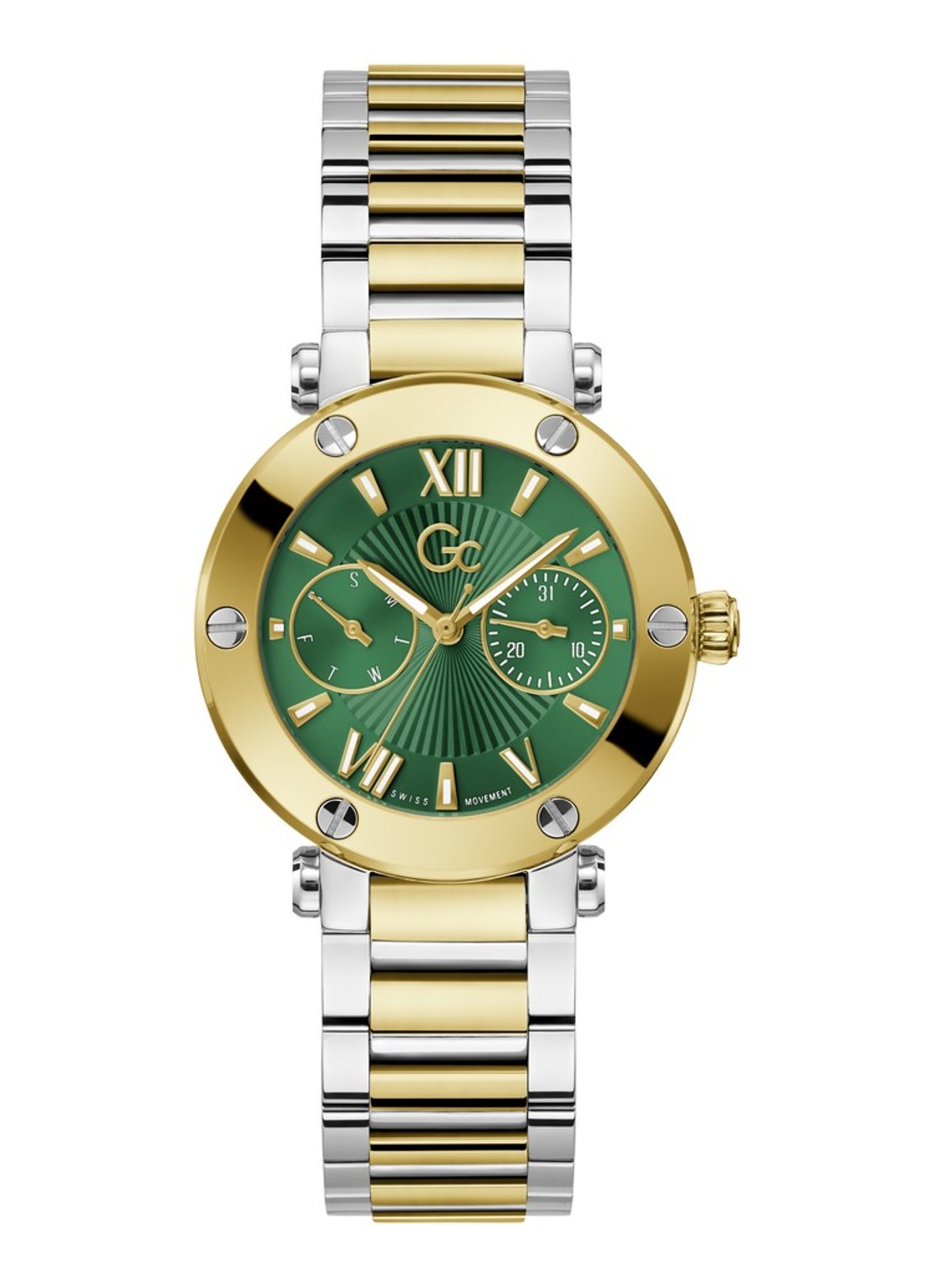 Gc Watches Aura horloge Z48003L6MF - voorkant 4 zilver