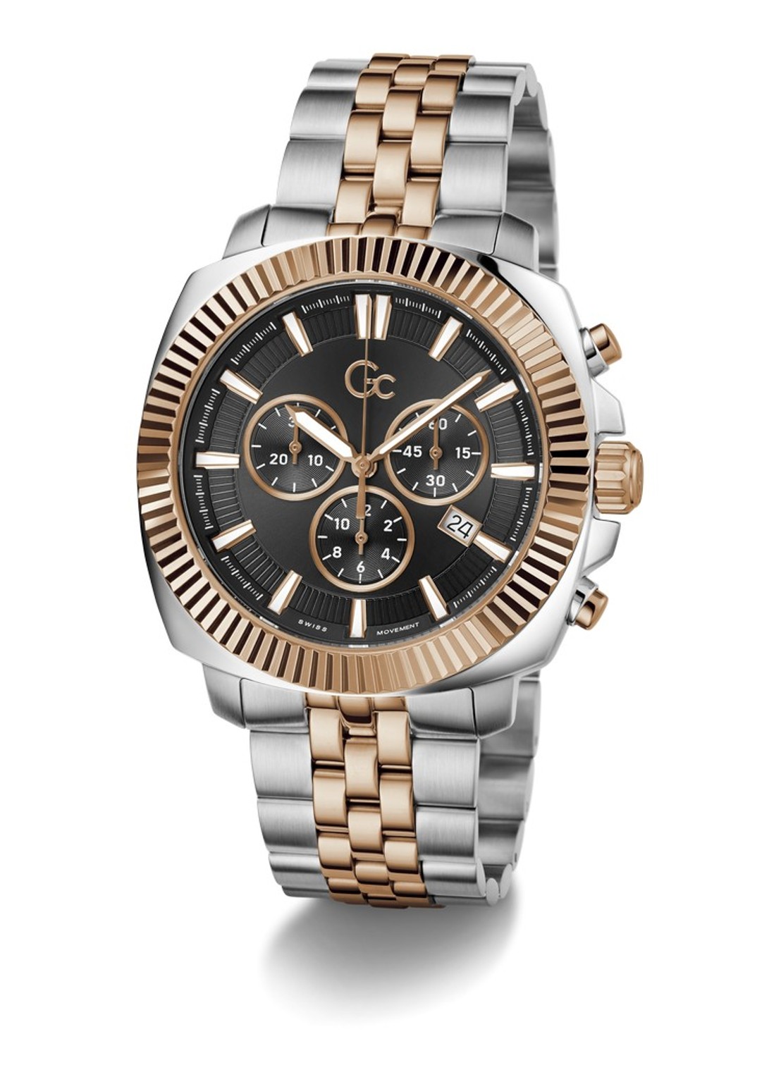 Gc Watches Flair Coussin horloge Z46001G2MF - detail 4 zilver