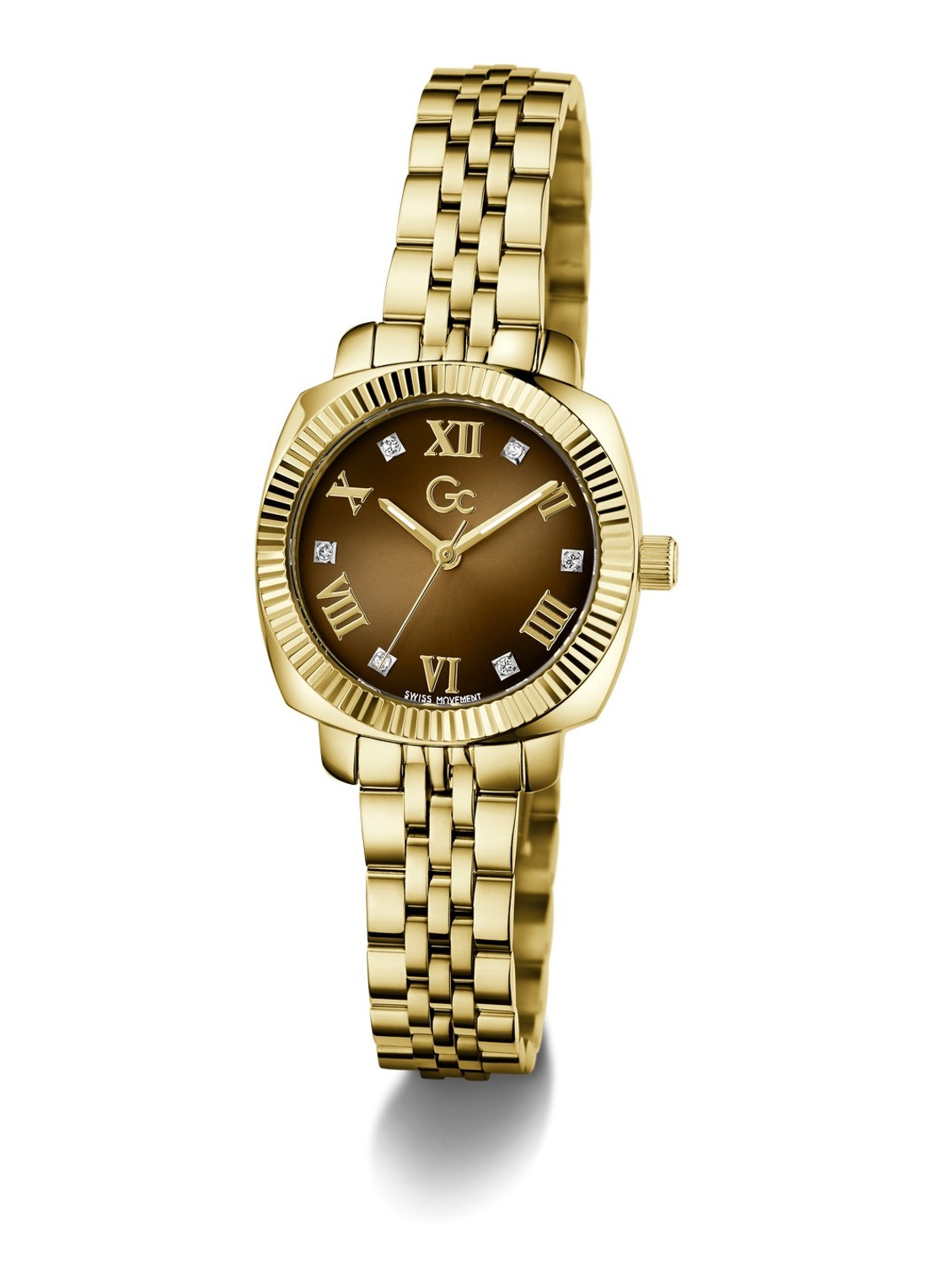 Gc Watches Flair Coussin Mini horloge Z73001L4 - detail 4 goud