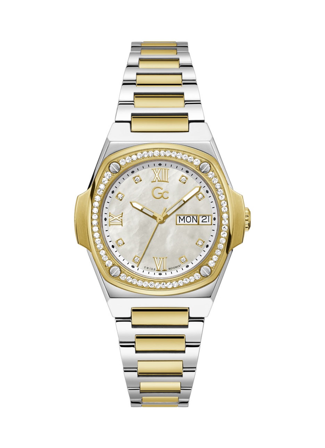 Gc Watches Gc Coussin Sleek Lady horloge Y98008L1MF - voorkant 3 zilver