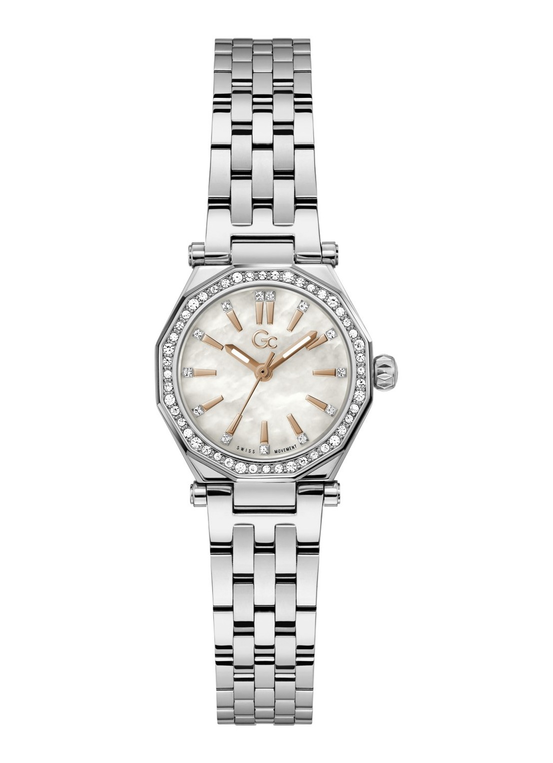 Gc Watches Gleam Mini horloge Z54006L9 - voorkant 4 zilver