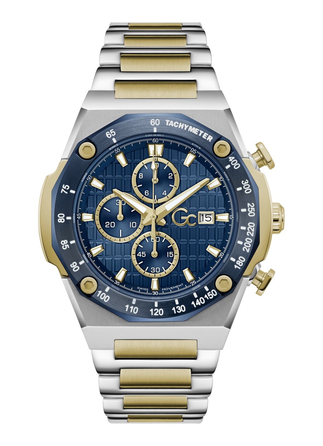 Gc Watches IdolSport horloge Z68001G7 - voorkant zilver