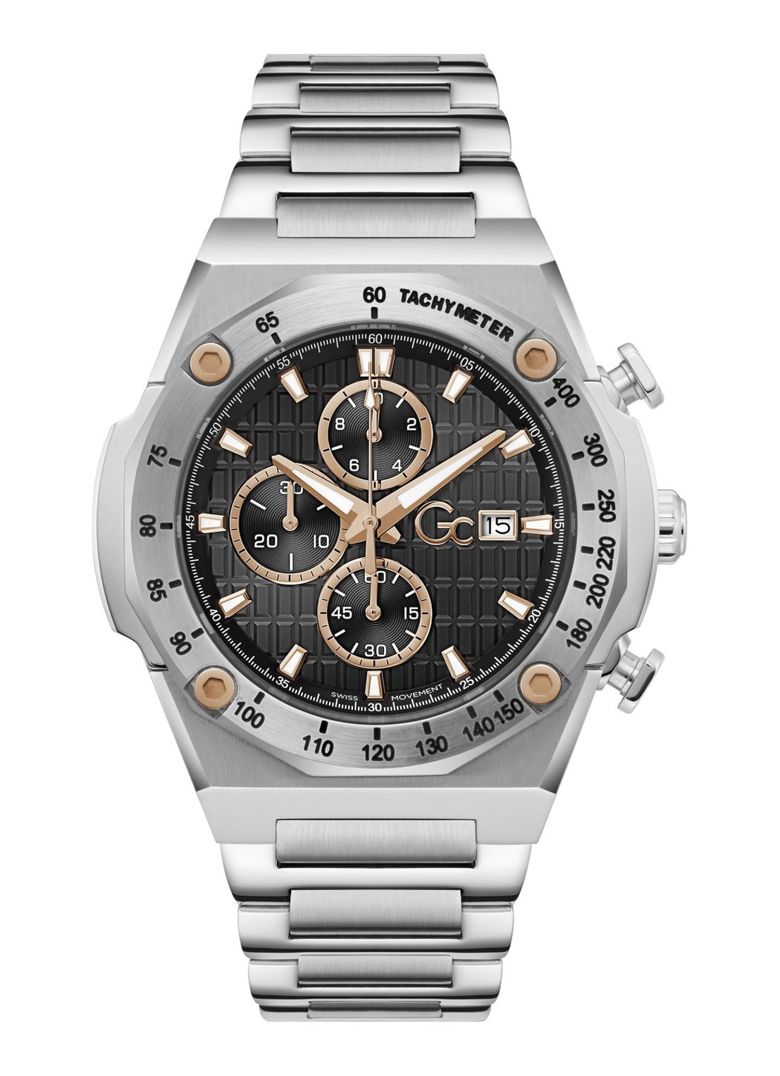 Gc Watches IdolSport horloge Z68002G2 - voorkant 4 zilver