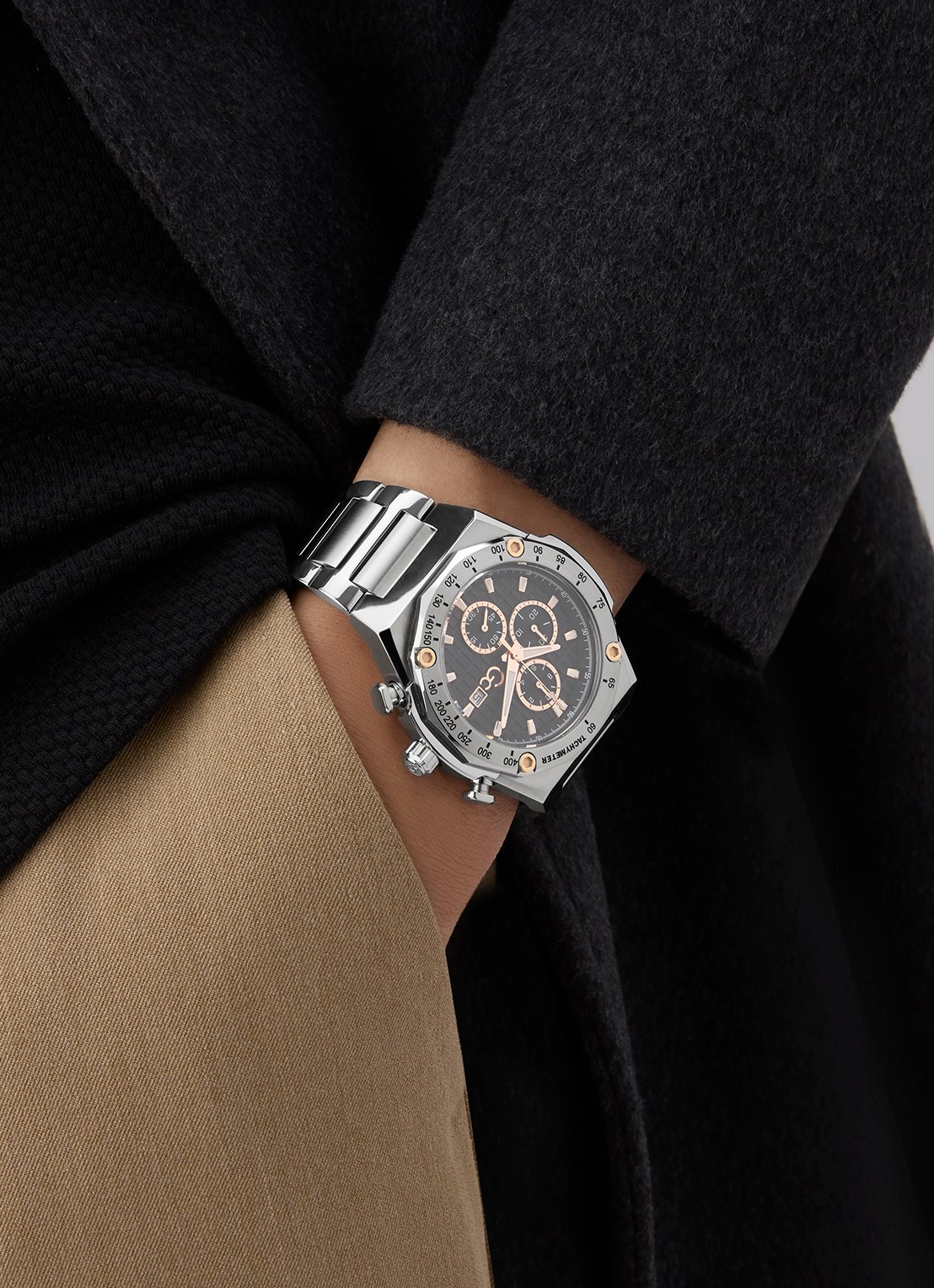 Gc Watches IdolSport horloge Z68002G2 - voorkant 5 zilver
