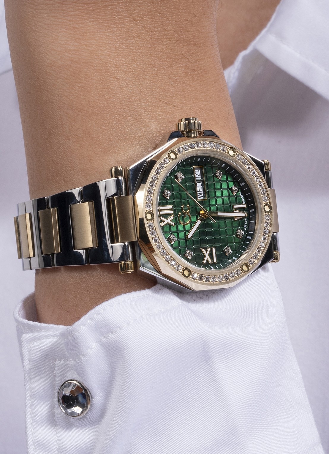 Gc Watches Legacy Lady horloge Z20004L9MF - detail 5 goud