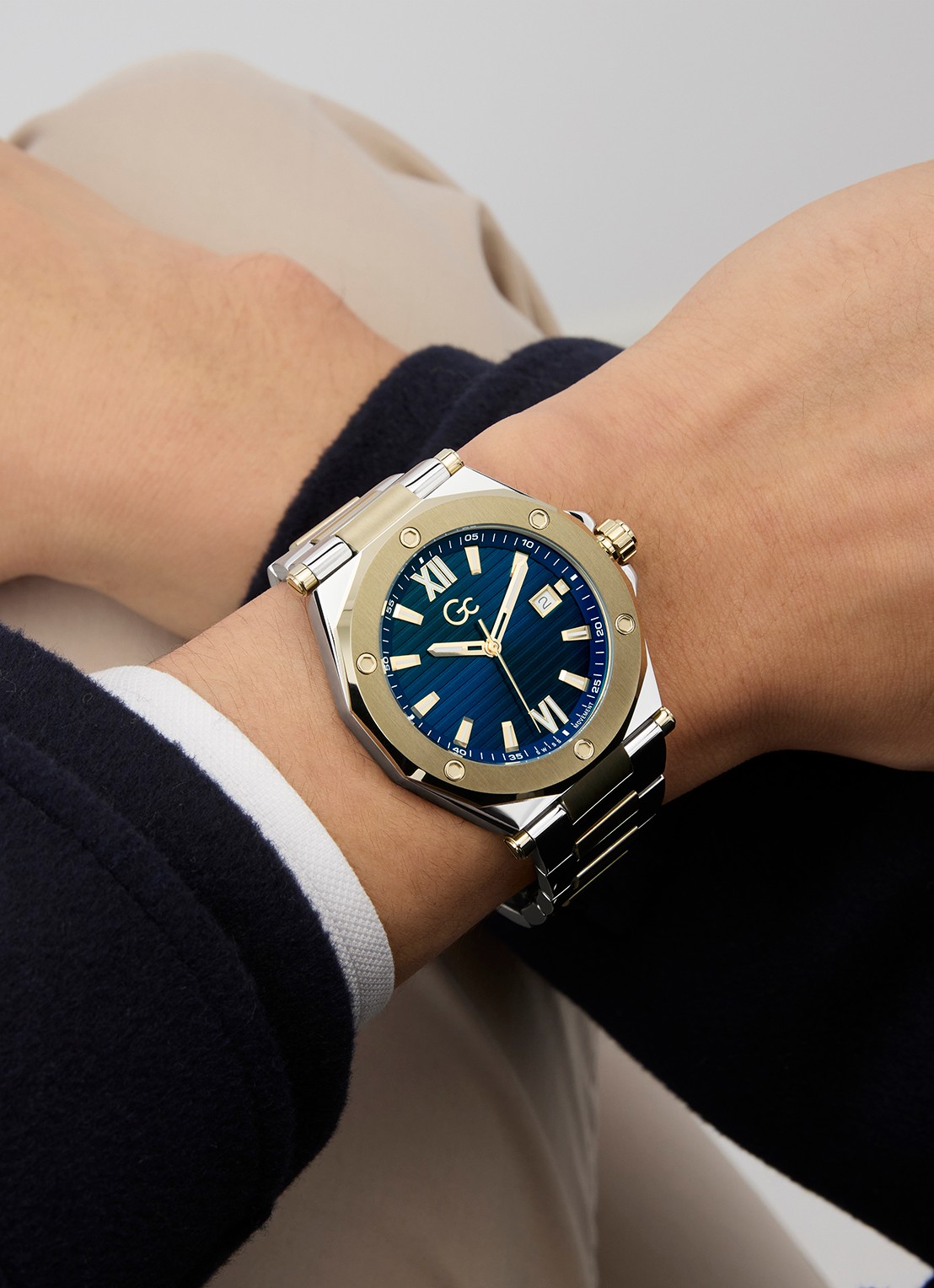 Gc Watches Legacy Sleek horloge Z67003G7 - detail 3 zilver