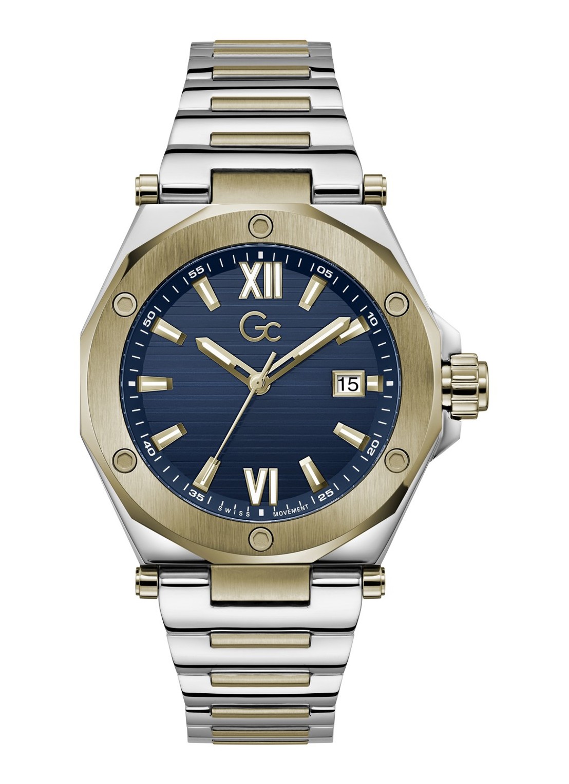 Gc Watches Legacy Sleek horloge Z67003G7 - voorkant zilver