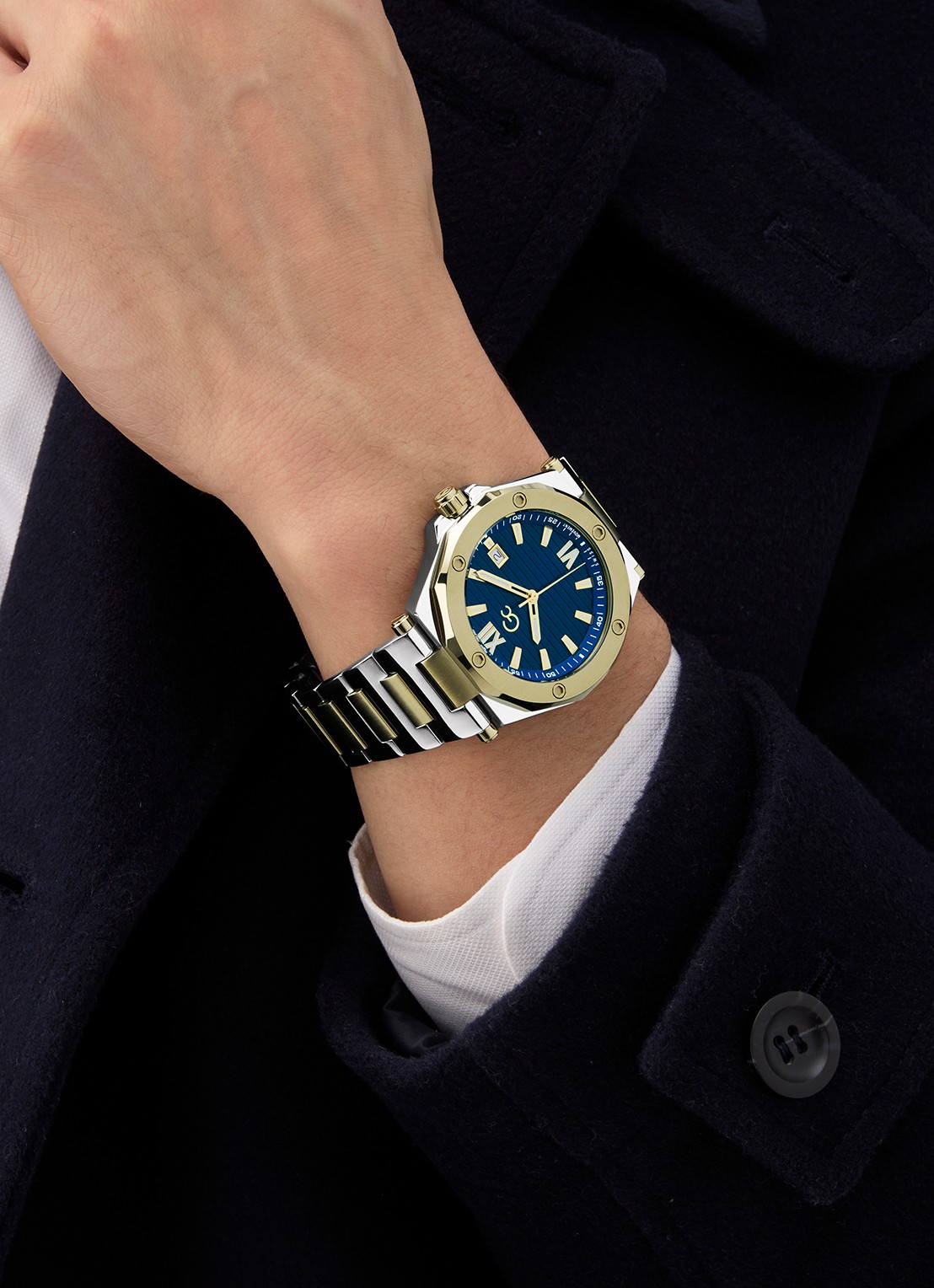 Gc Watches Legacy Sleek horloge Z67003G7 - voorkant 2 zilver