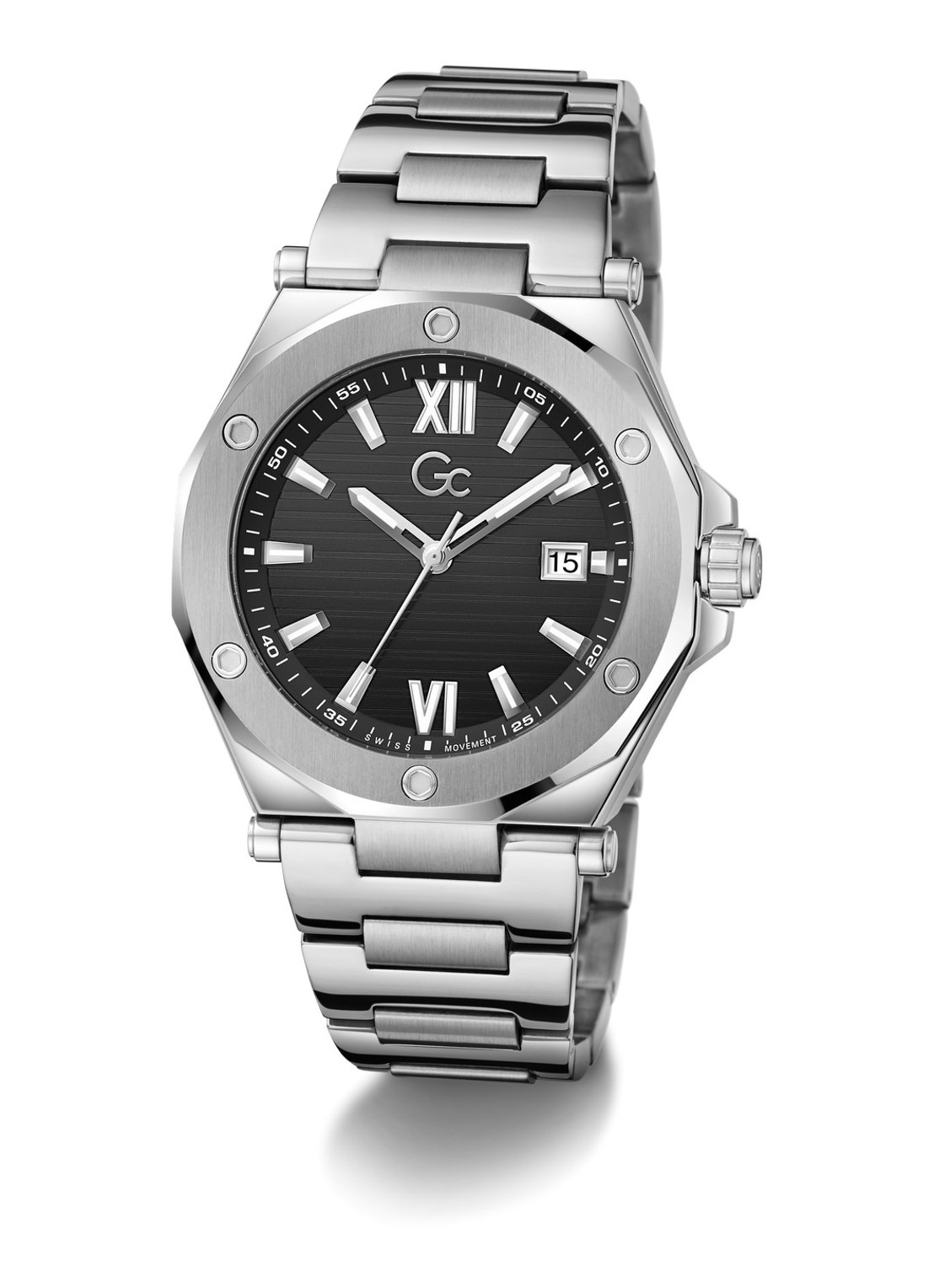 Gc Watches Legacy Sleek horloge Z67004G2 - detail 3 zilver