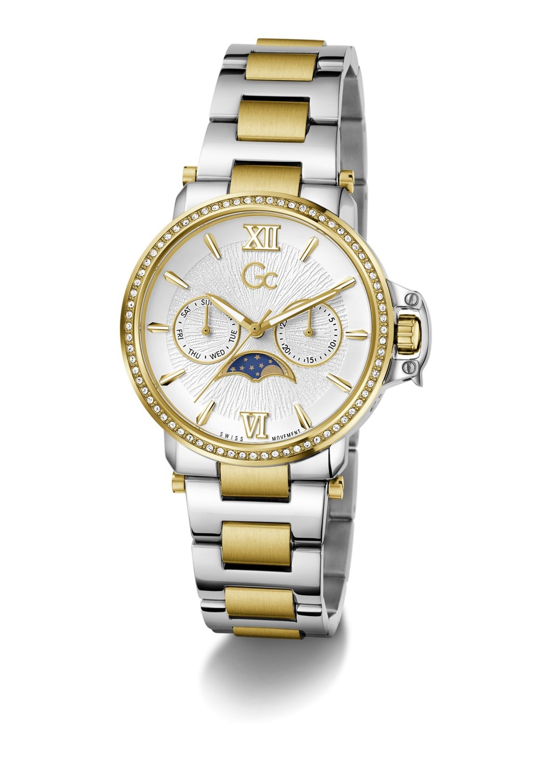 Gc Watches MoonChic horloge Z69003L6 - detail 5 zilver