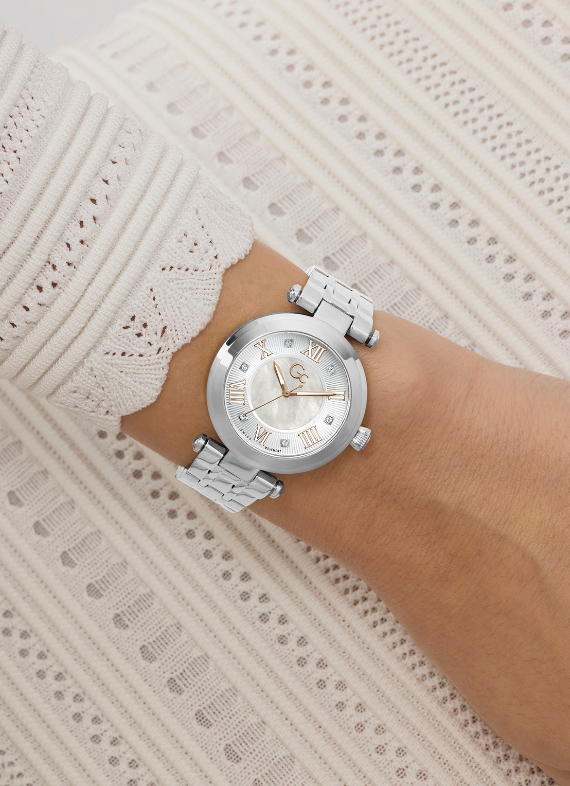 Gc Watches TopChic horloge Z62002L9 - detail 3 zilver