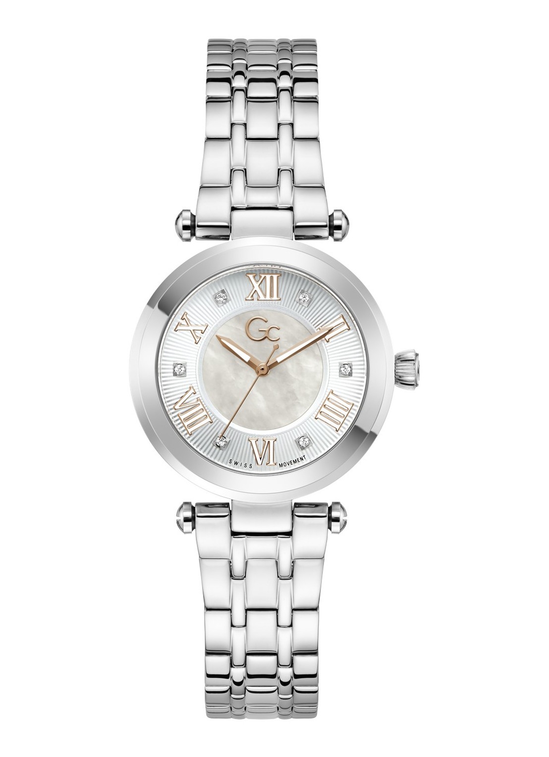 Gc Watches TopChic horloge Z62002L9 - voorkant zilver