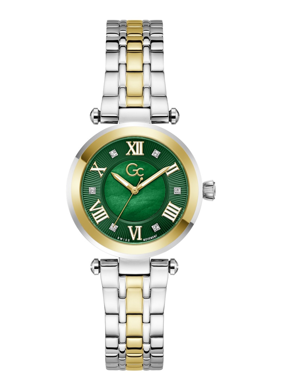 Gc Watches TopChic horloge Z63004L9 - voorkant zilver