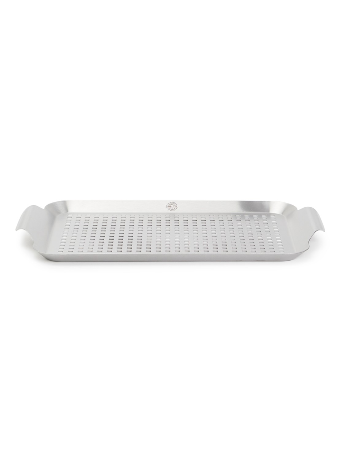 GEFU BBQ Large grillpan 43 cm - voorkant 2 metallic