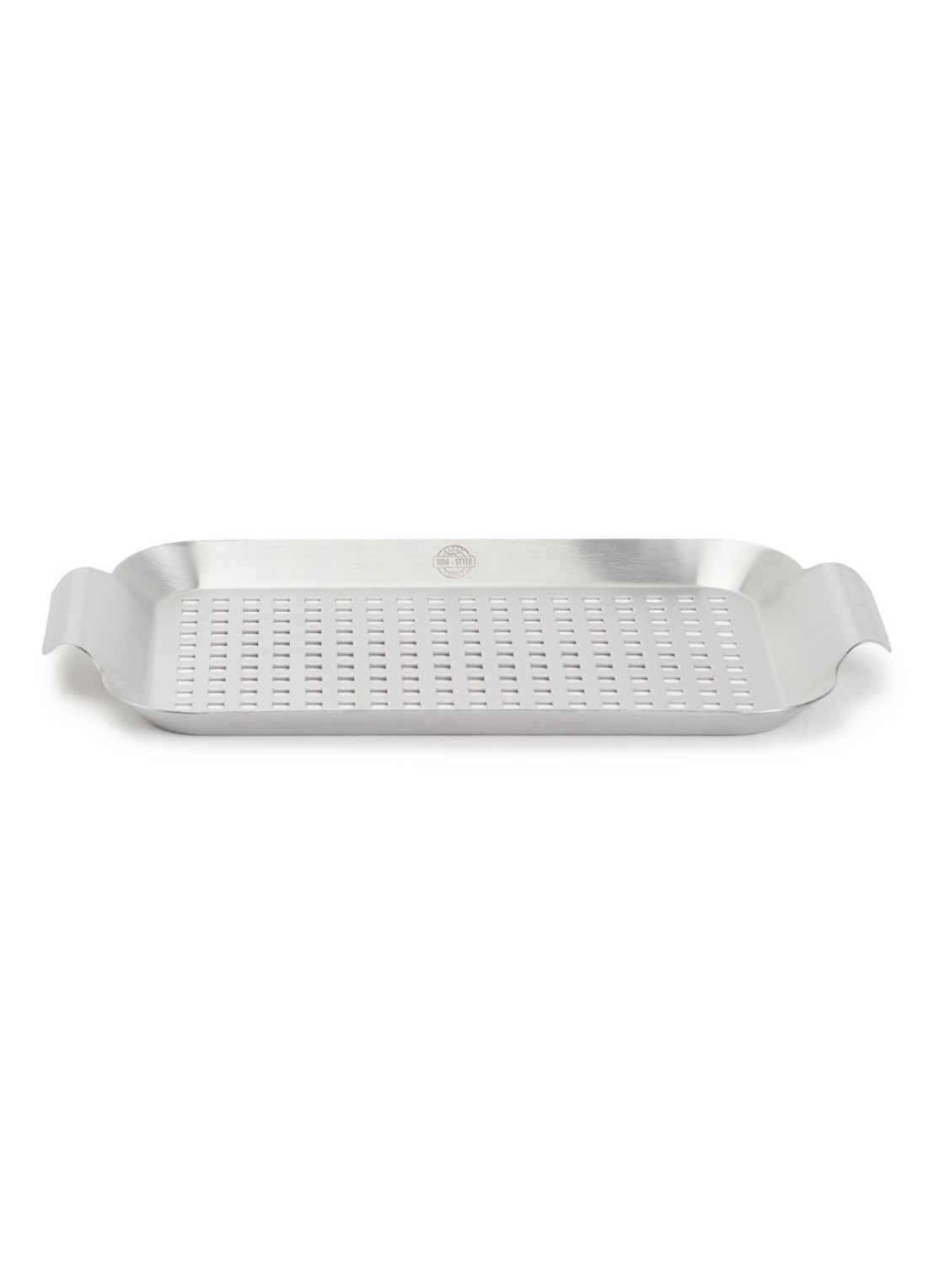 GEFU BBQ Small grillpan 33 cm - voorkant 2 zilver
