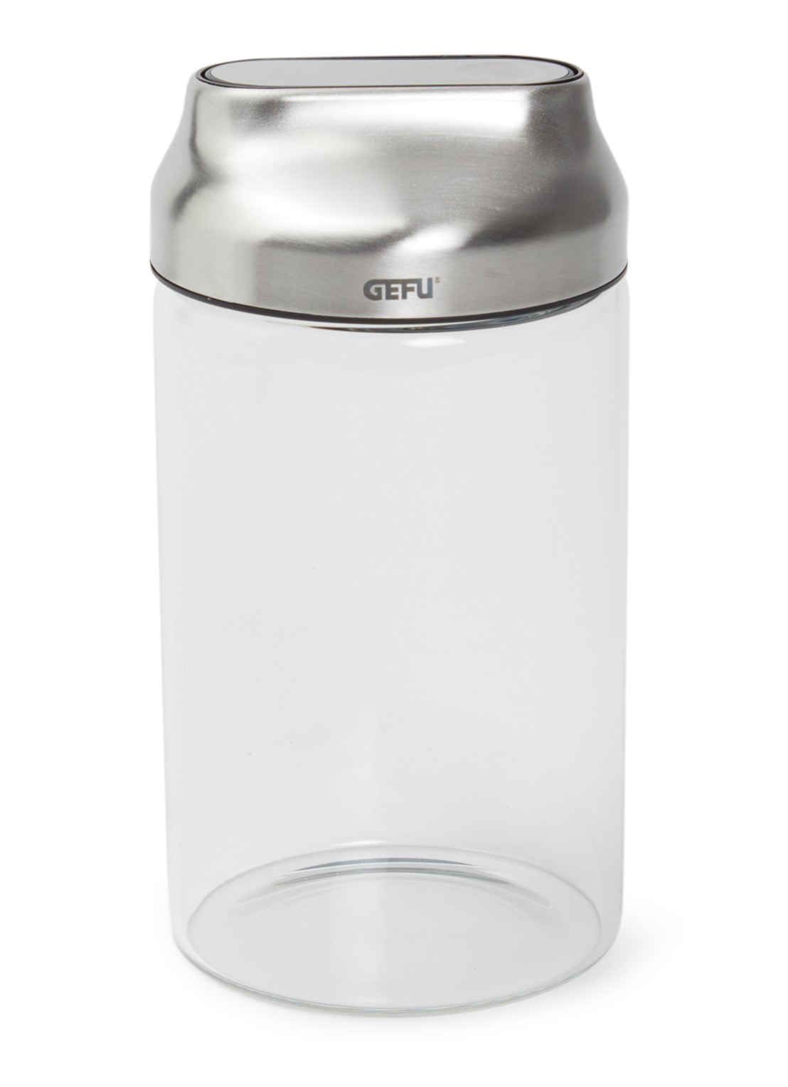 GEFU Kippo voorraadpot 1 liter - voorkant transparant
