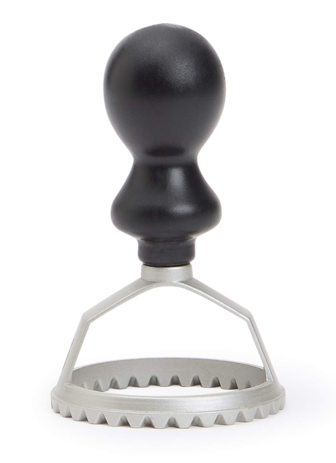 GEFU Liguri ravioli uitsteker 6 cm - voorkant zwart