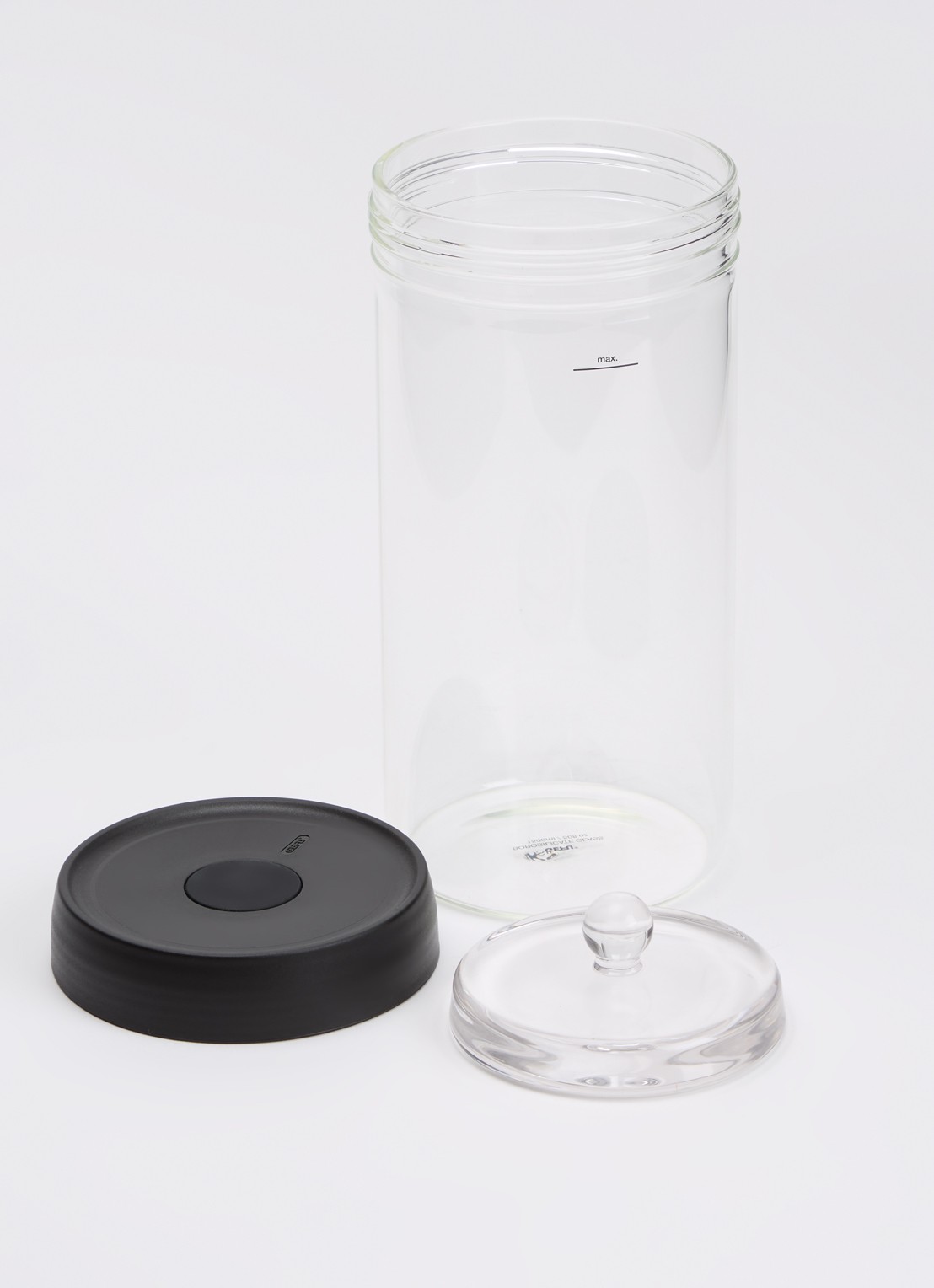 GEFU Nativo fermentatiepot 1,5 liter - voorkant 2 transparant