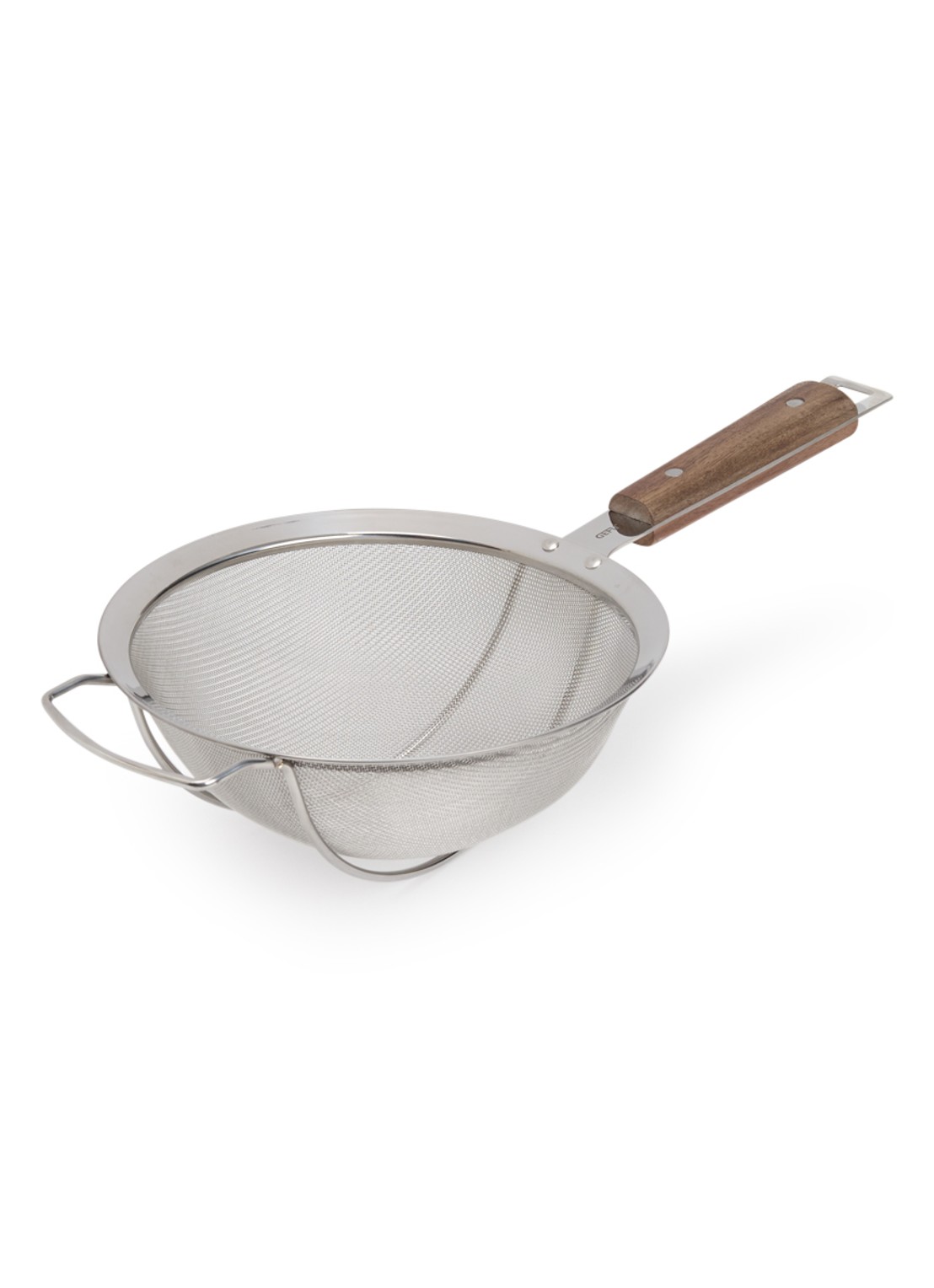 GEFU Passo Groot zeef 24 cm - voorkant zilver