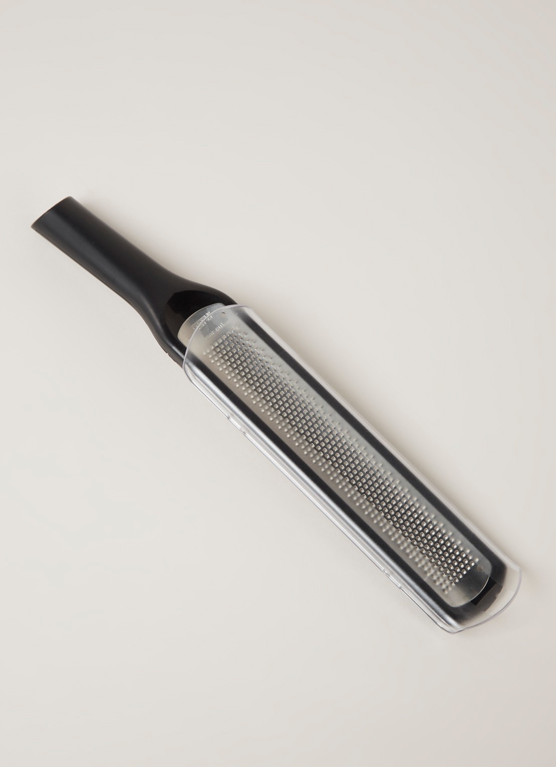 GEFU Rafino fijne rasp  - detail zwart