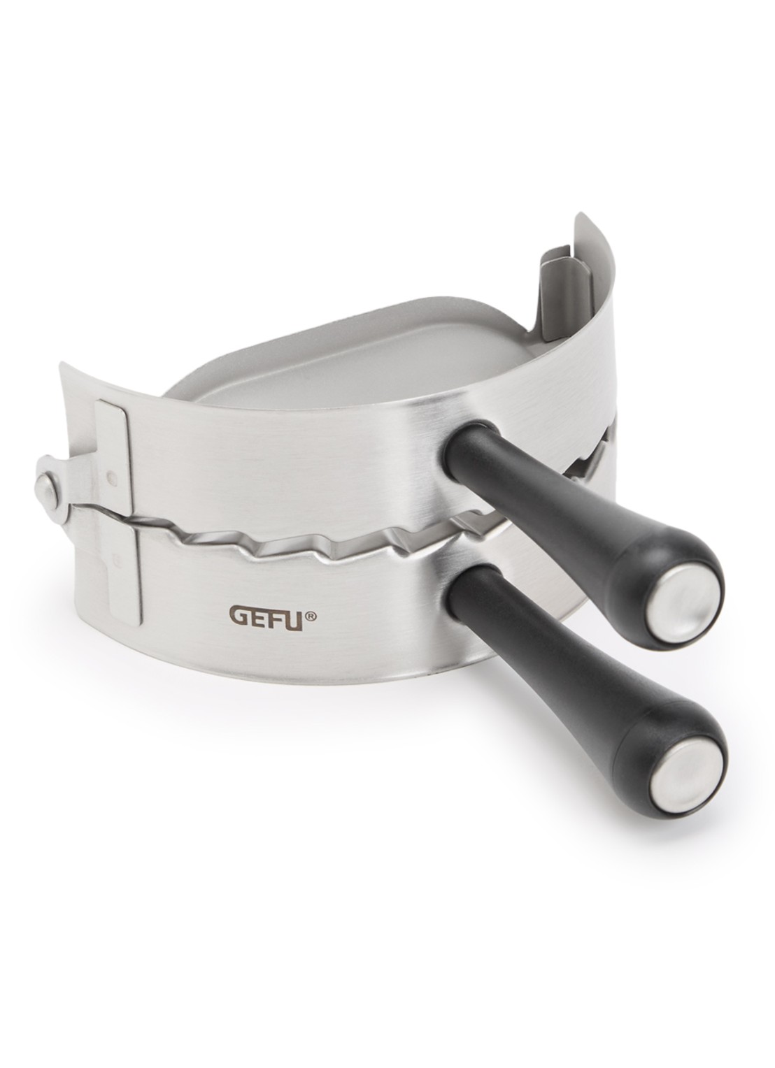 GEFU Ravenna Ravioli vorm 10 cm - voorkant zilver