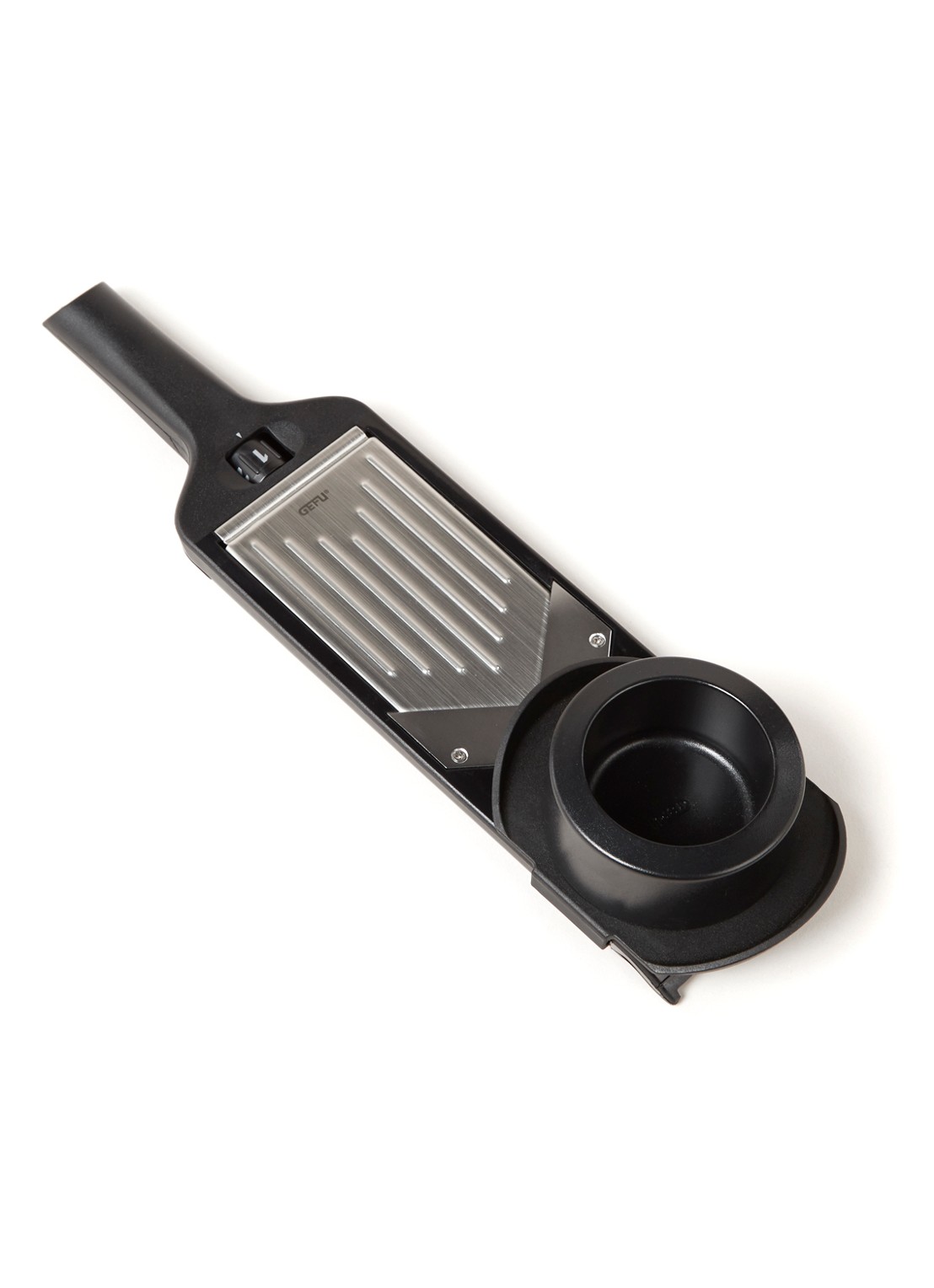 GEFU V-slicer mandoline  - voorkant 2 zwart