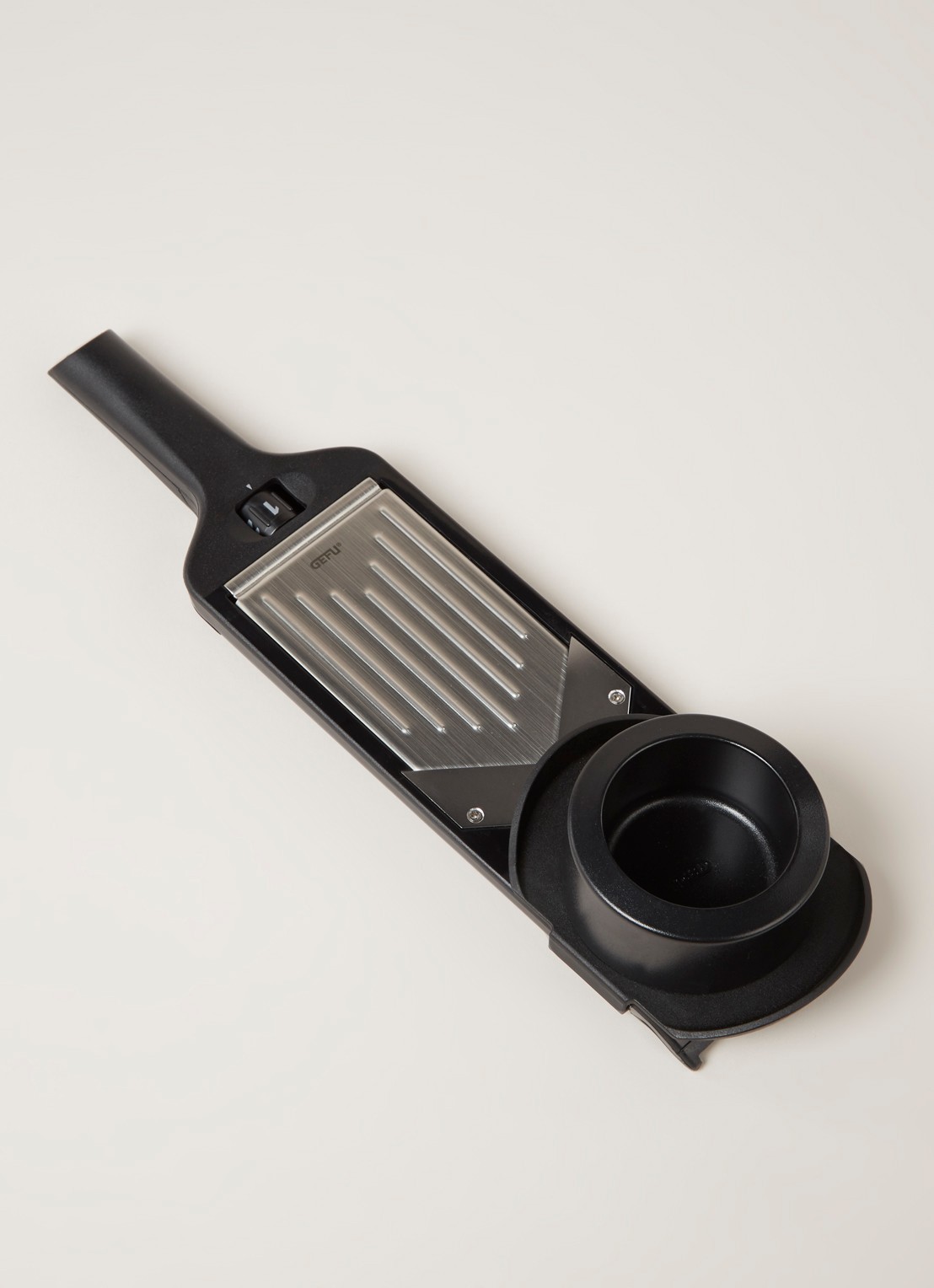 GEFU V-slicer mandoline  - voorkant 3 zwart