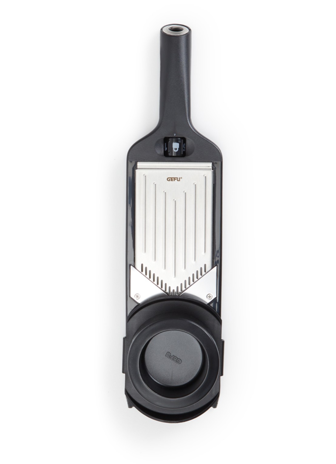 GEFU Violi V-Slicer 2.0 mandoline - voorkant donkergrijs
