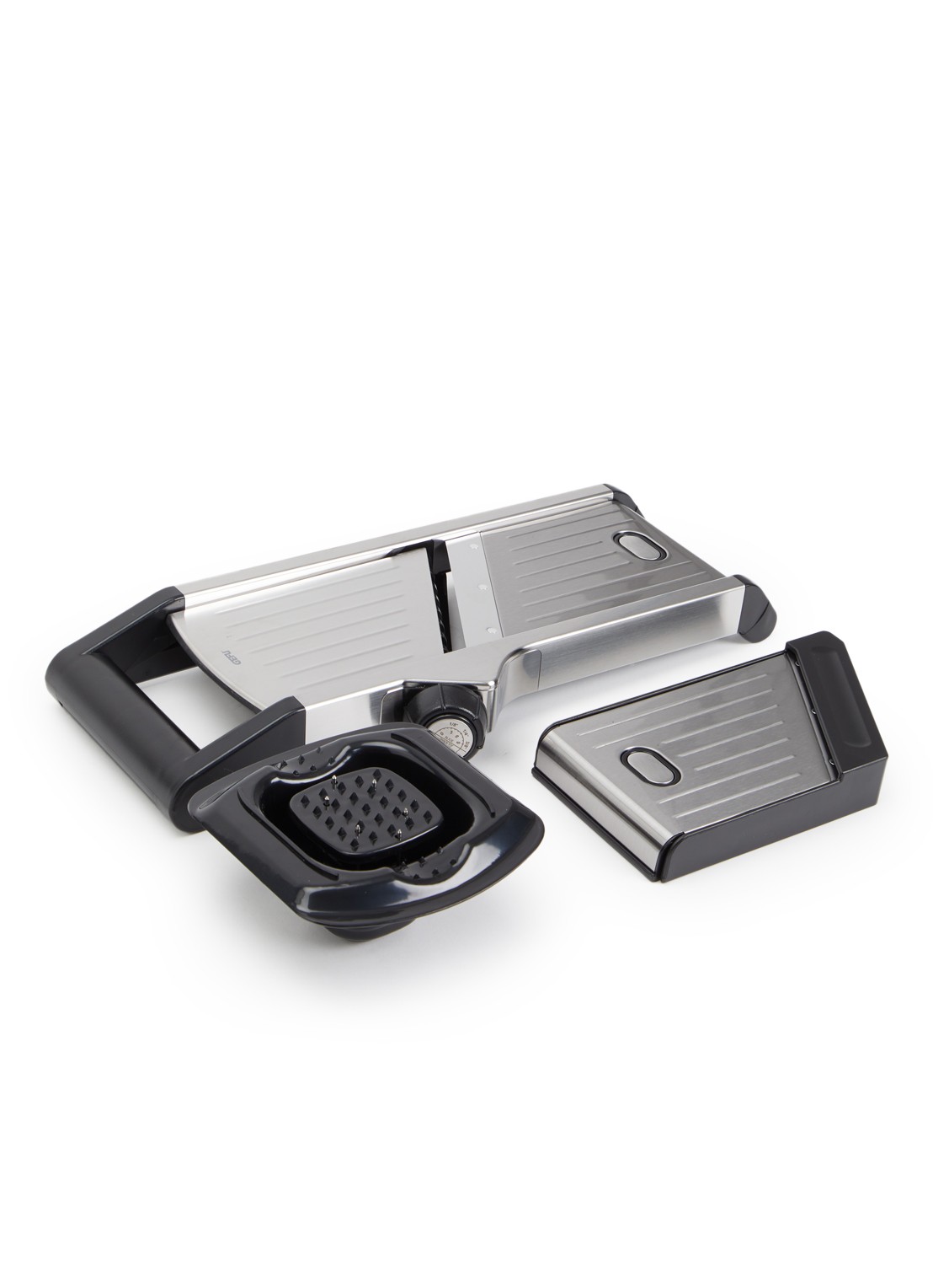 GEFU Welo mandoline 39 cm - voorkant 2 zilver