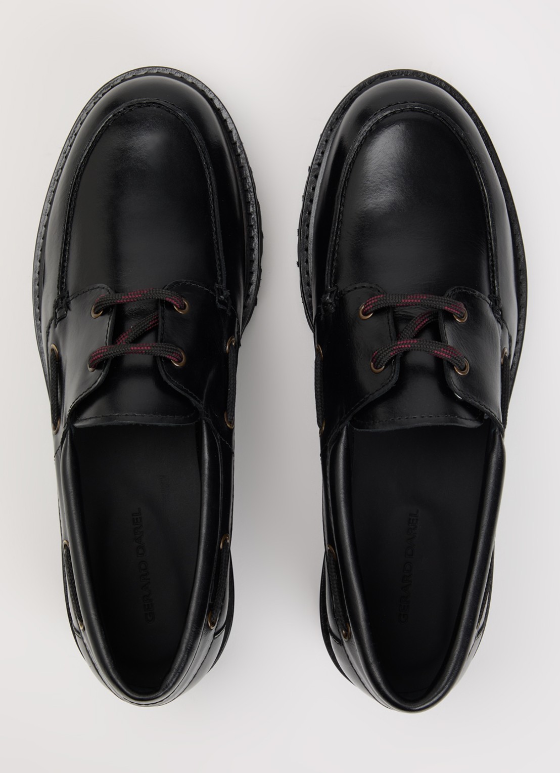 Gerard Darel Amany bootschoen van leer - detail 2 zwart