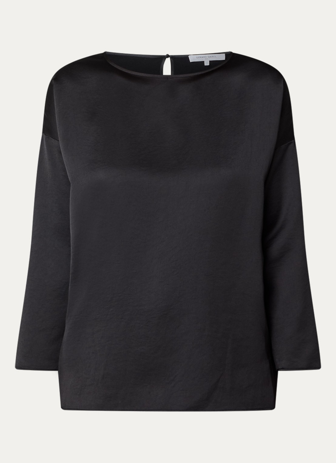 Gerard Darel Angele top met stretch - voorkant 3 zwart