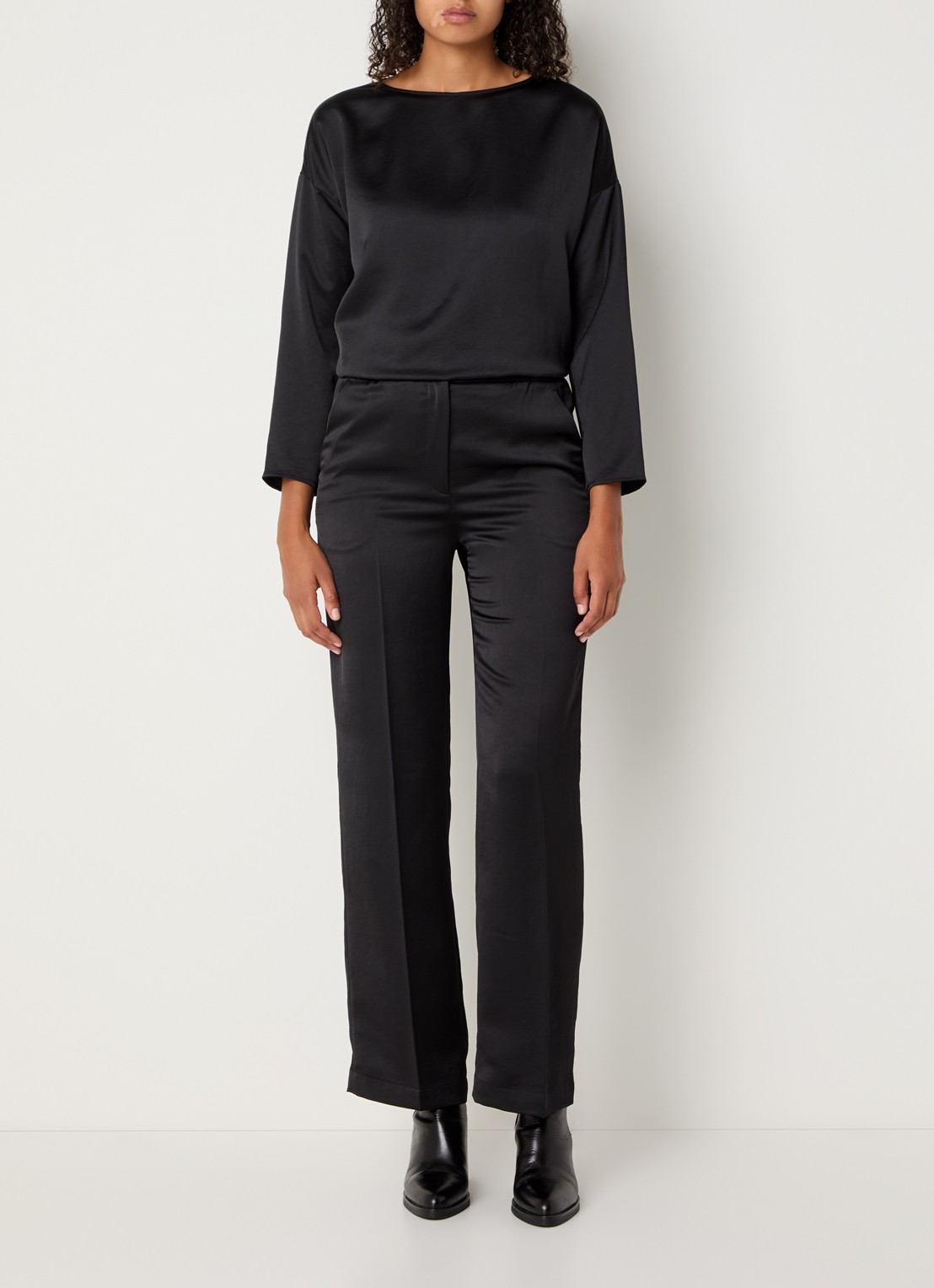 Gerard Darel Angele top met stretch - voorkant 4 zwart