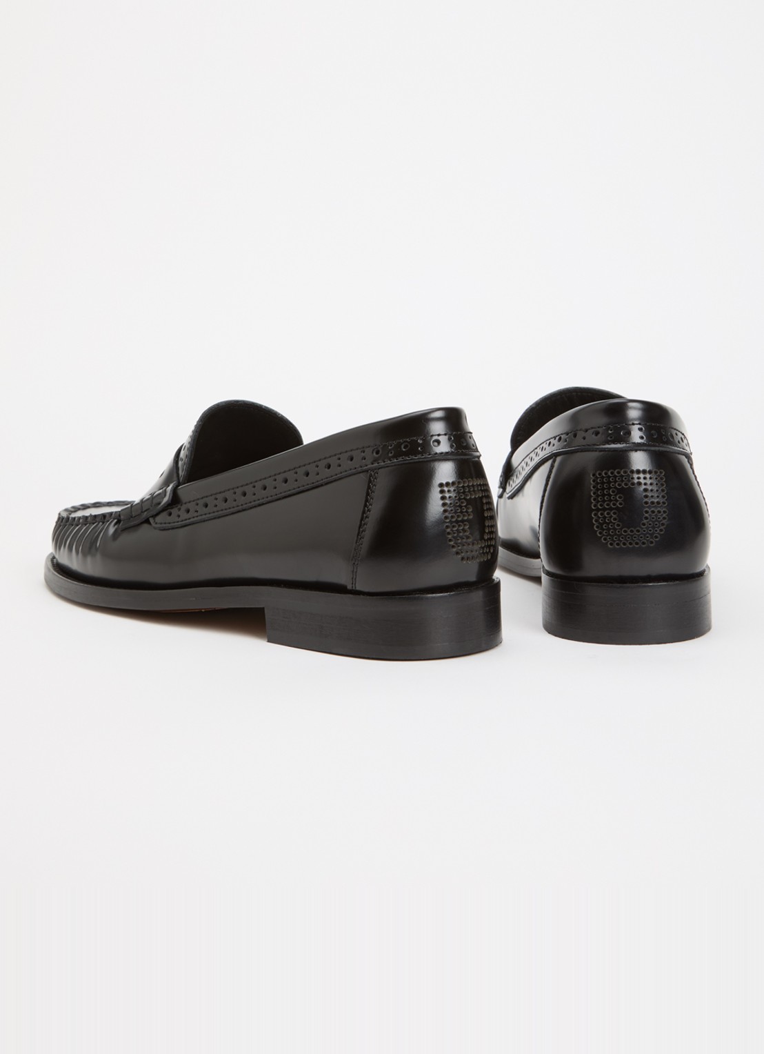 Gerard Darel Augustine loafer van leer - achterkant 5 zwart