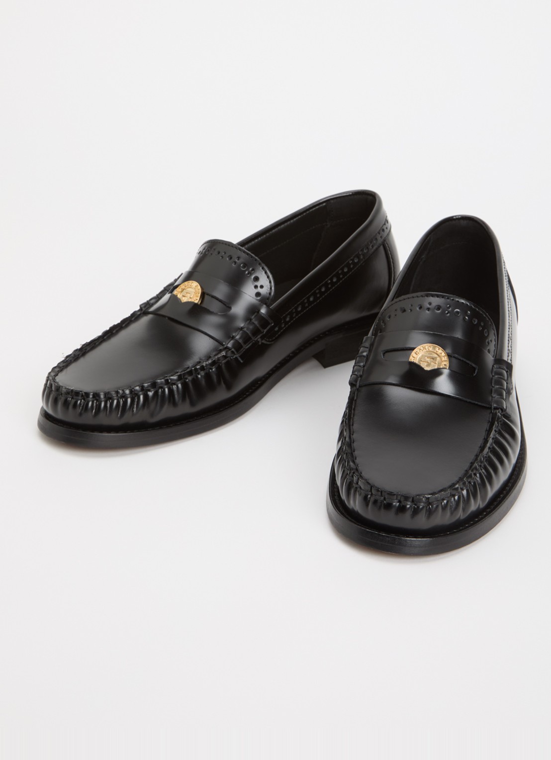 Gerard Darel Augustine loafer van leer - detail zwart