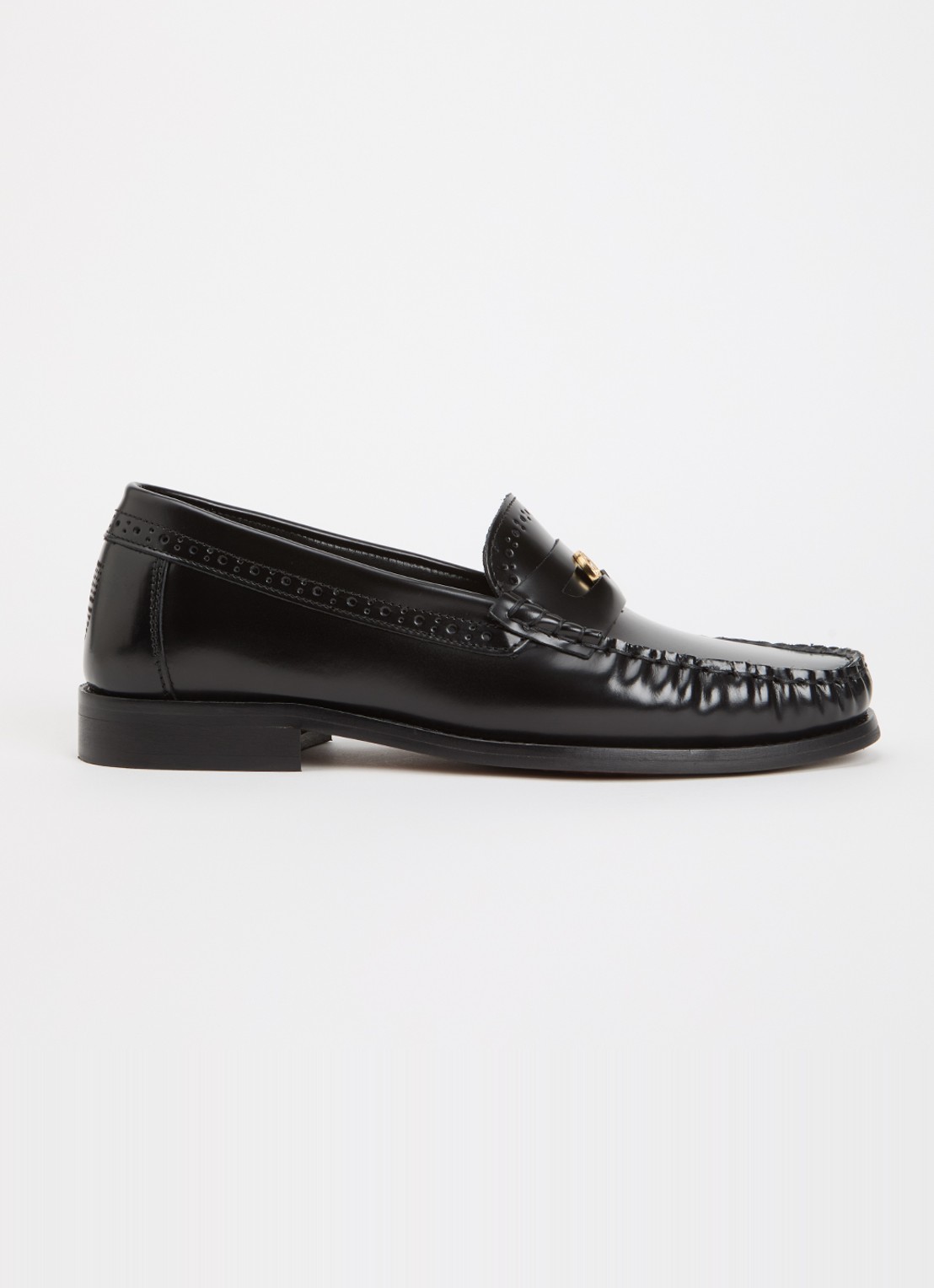 Gerard Darel Augustine loafer van leer - voorkant 4 zwart