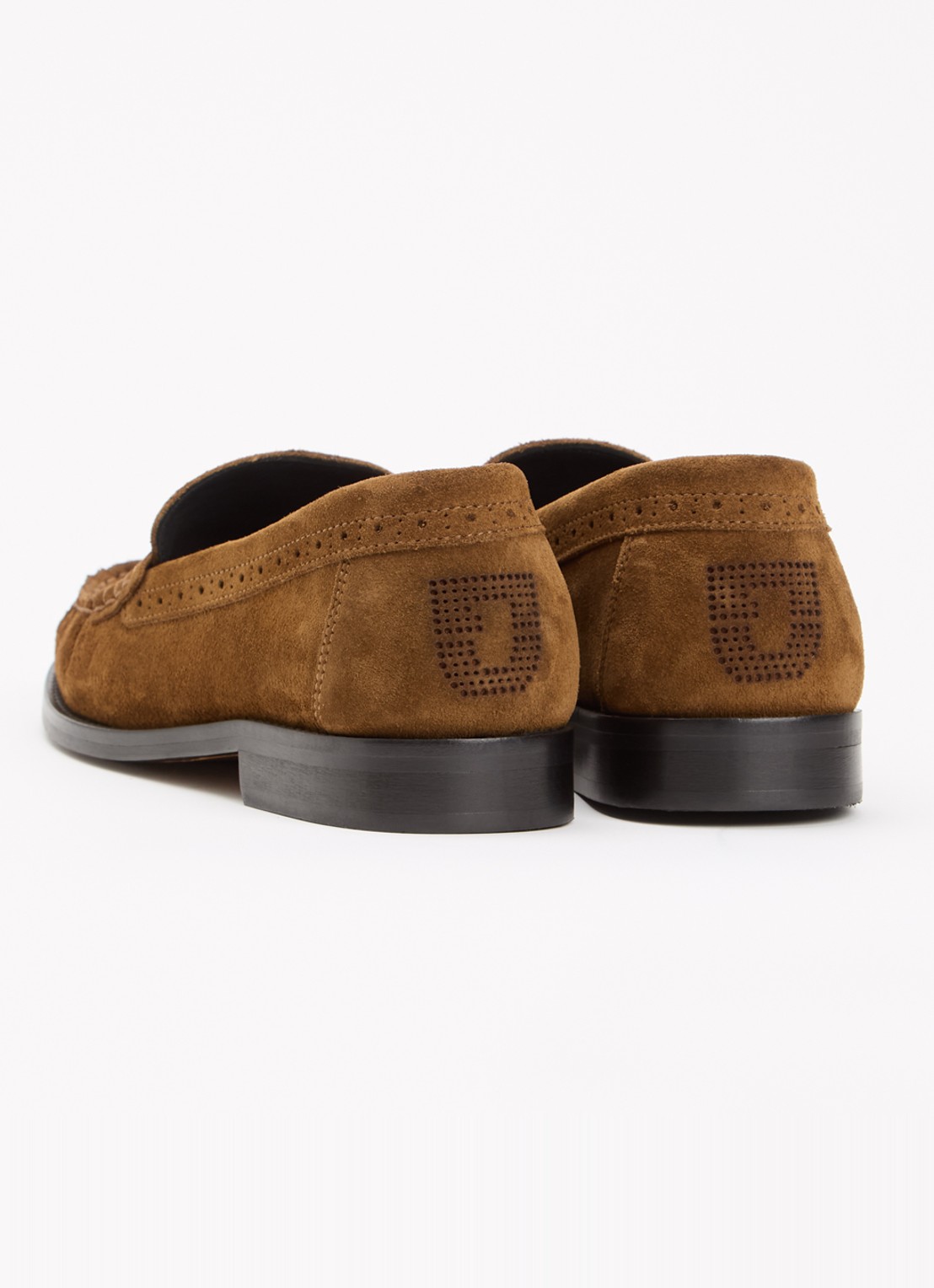 Gerard Darel Augustine loafer van suède - achterkant 4 hazelnootbruin