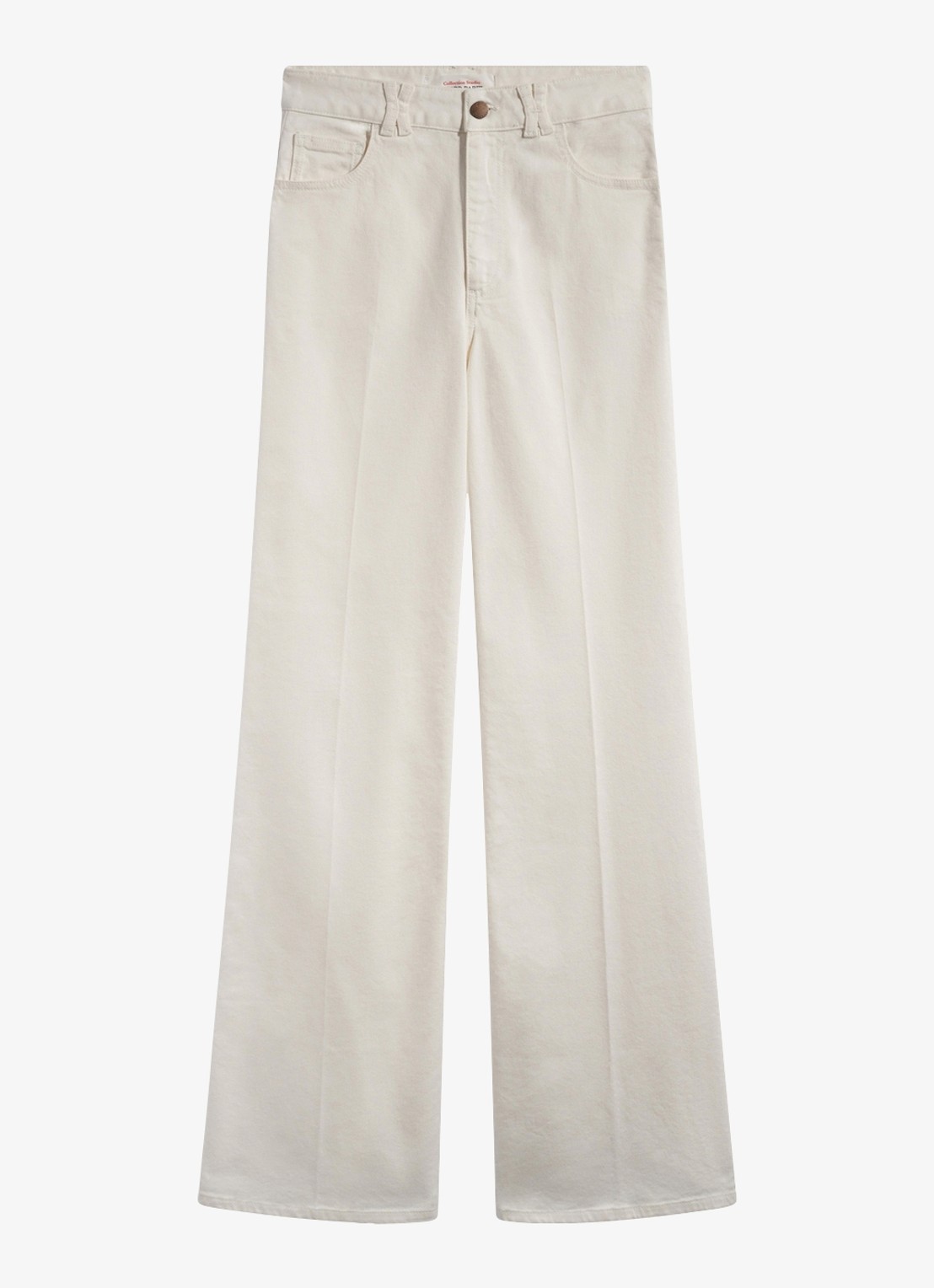 Gerard Darel Bianca high waist flared fit jeans met gekleurde wassing - voorkant 2 wit