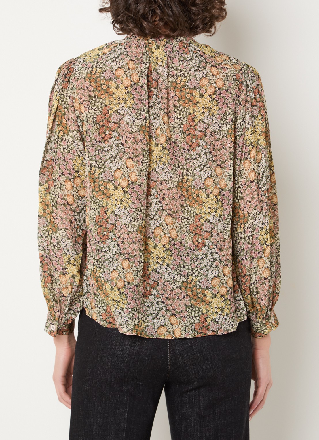 Gerard Darel Carinne tuniek met bloemenprint - achterkant 2 multicolor