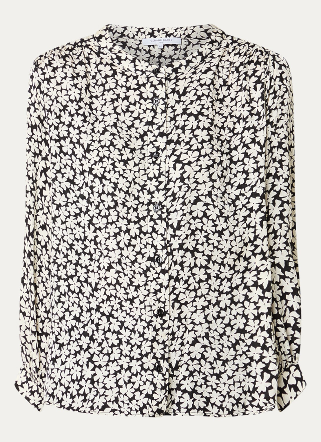 Gerard Darel Ceonie blouse met bloemenprint - voorkant zwart