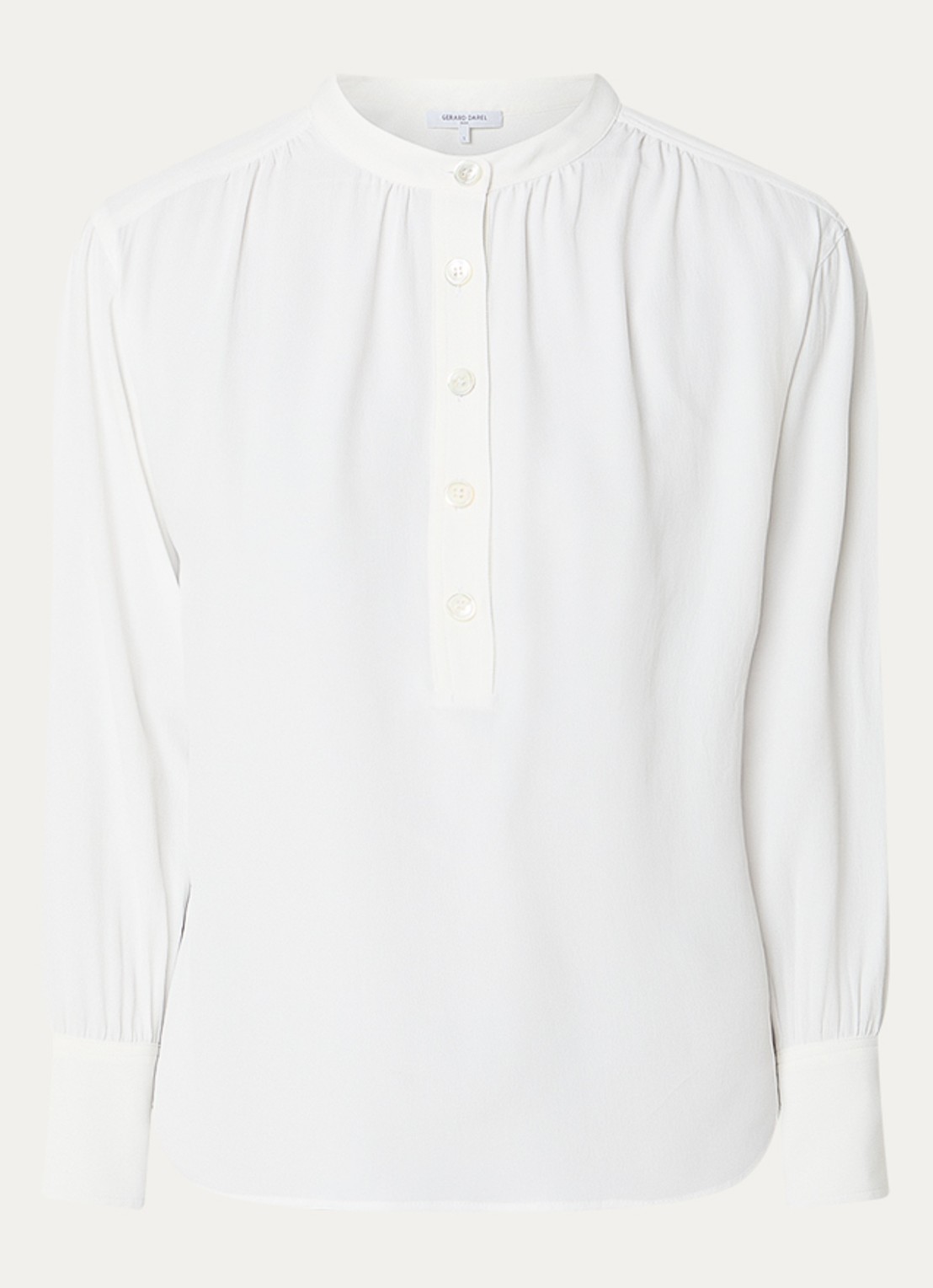 Gerard Darel Cezanne tuniek in zijdeblend - voorkant wit