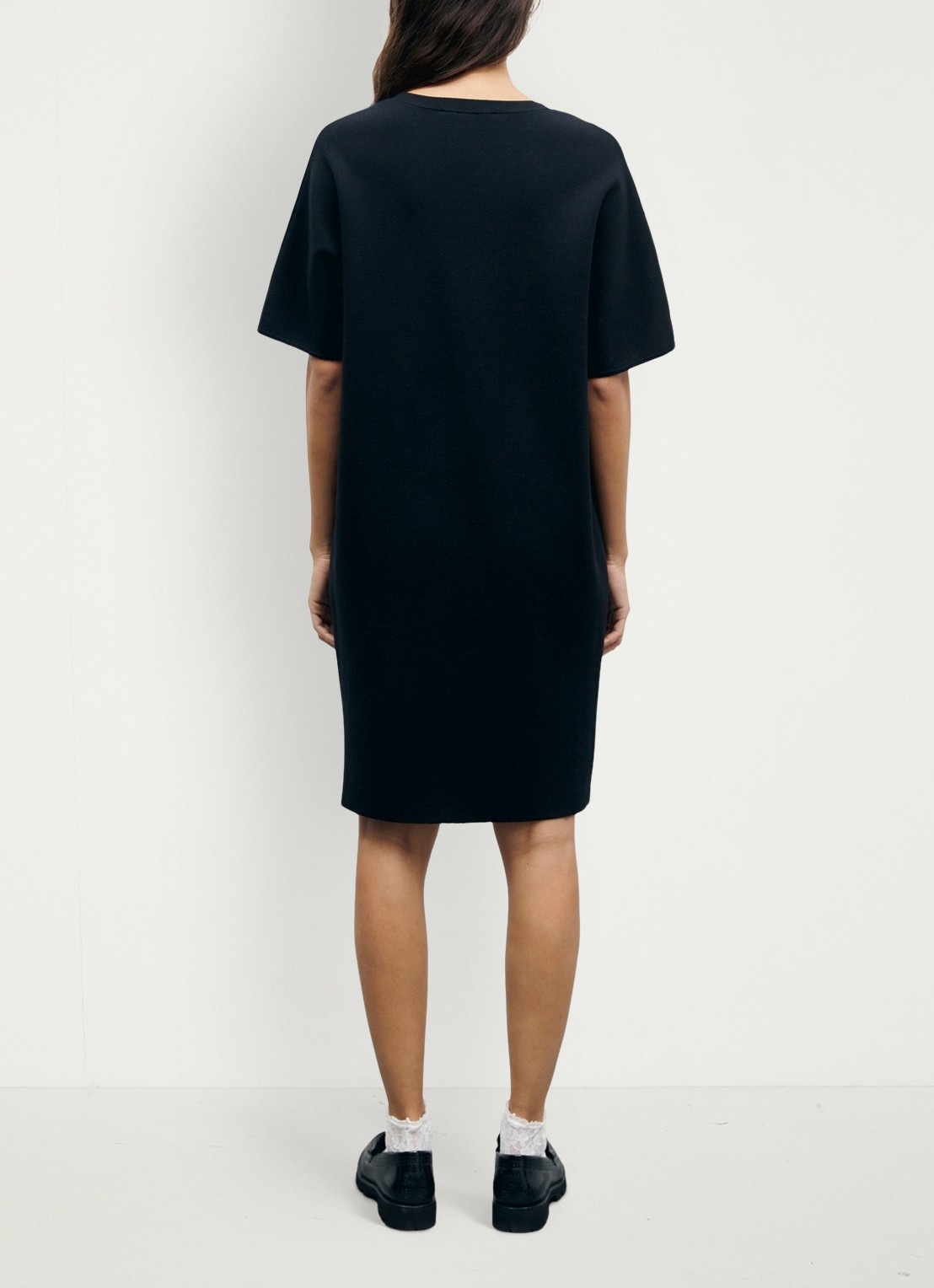 Gerard Darel Clo mini jurk - achterkant 4 zwart
