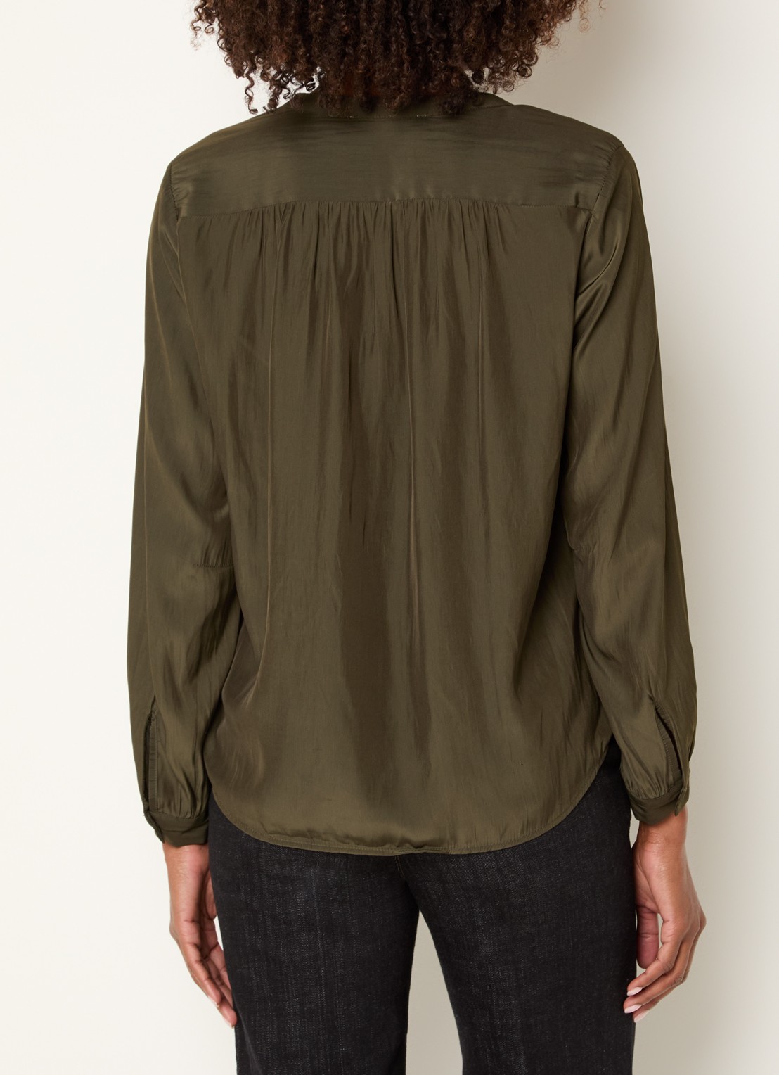 Gerard Darel Cyndie tuniek met ballonmouw - achterkant 4 brons